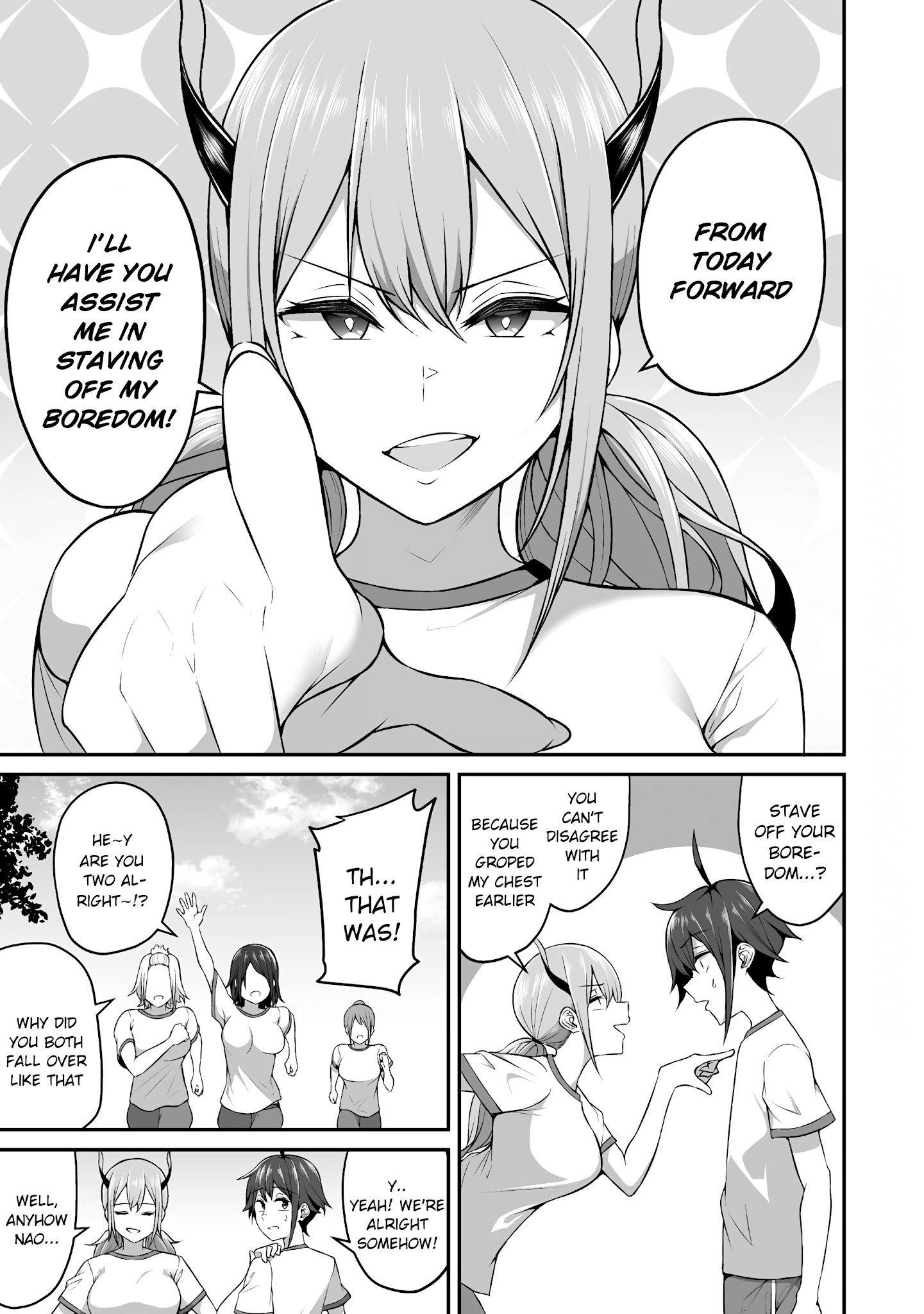 Douyara Boku No Hanayome Wa Onna Kishidan Na You De. - Chapter 4: Female Knight, Being Shameless At School!