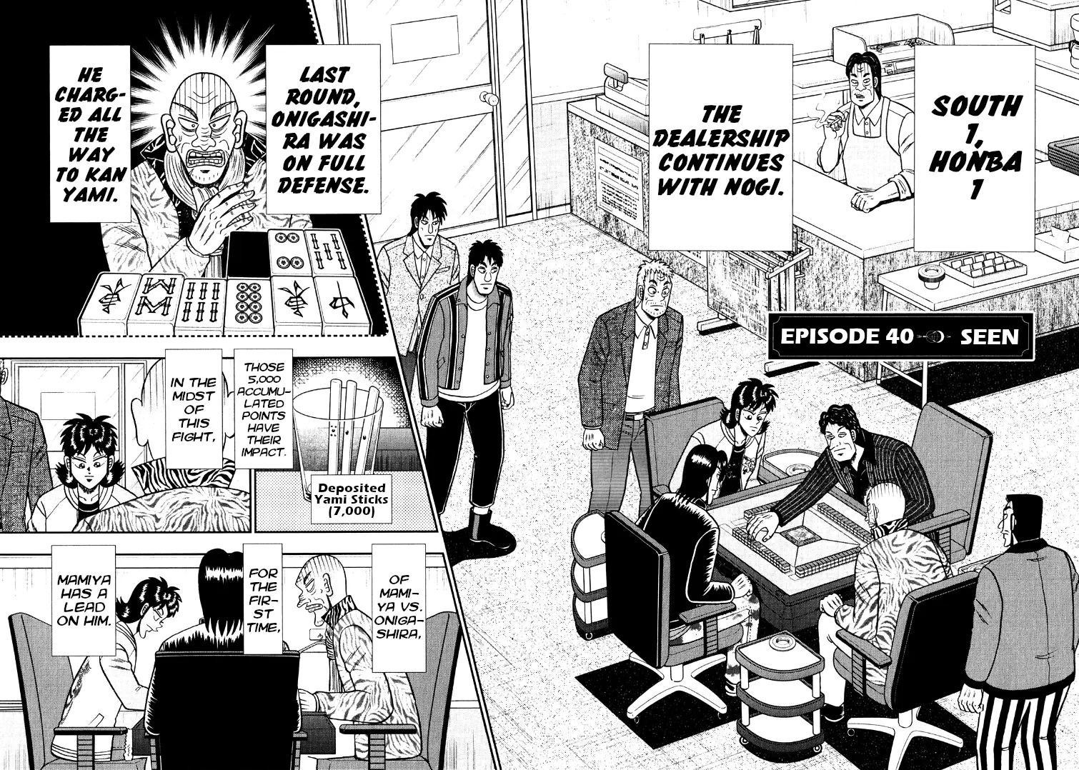 Darkness Of Mahjong Fighter Mamiya - Vol.7 Chapter 40: Seen