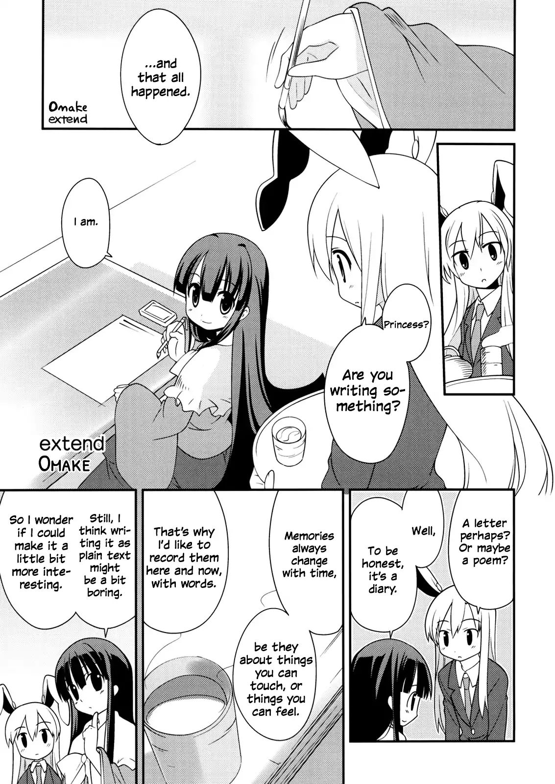 Inaba Of The Moon & Inaba Of The Earth - Chapter 30.1: Volume 2 Omake