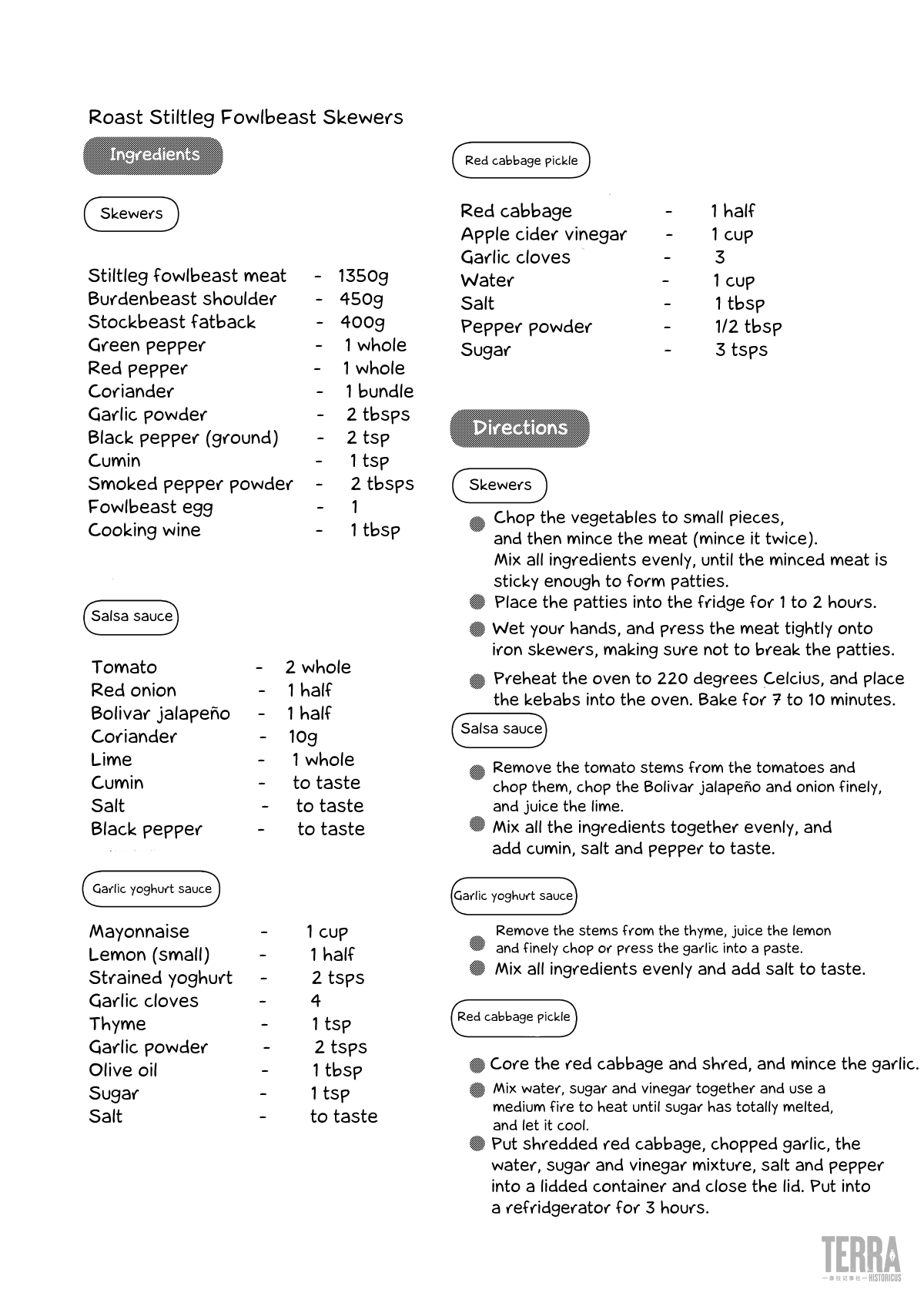 Arknights: Rhodes Kitchen -Tidbits- - Vol.1 Chapter 1: Menu 1 - Roast Stiltleg Fowlbeast Kebabs And Rhodes Island’s Leader