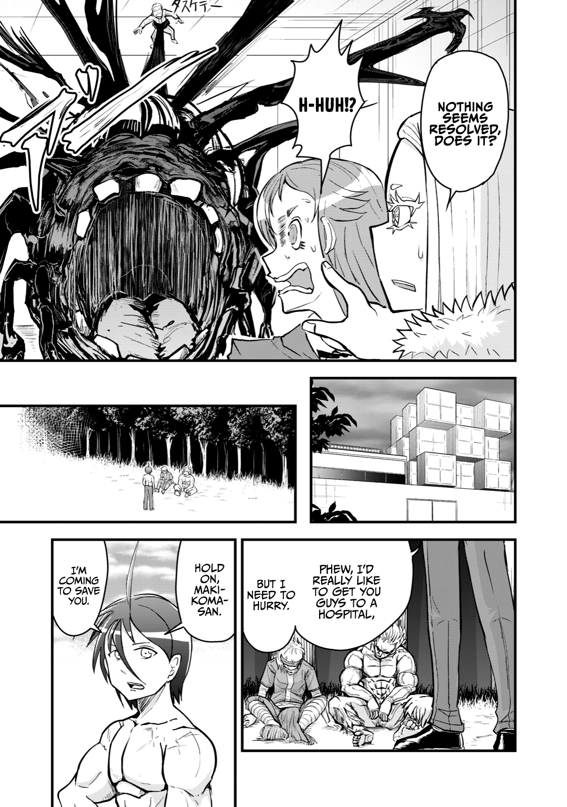 A Manga About The Kind Of Pe Teacher Who Dies At The Start Of A School Horror Movie - Chapter 67: The Type Of Monster From A Japanese Horror Movie That Ends With A Hug