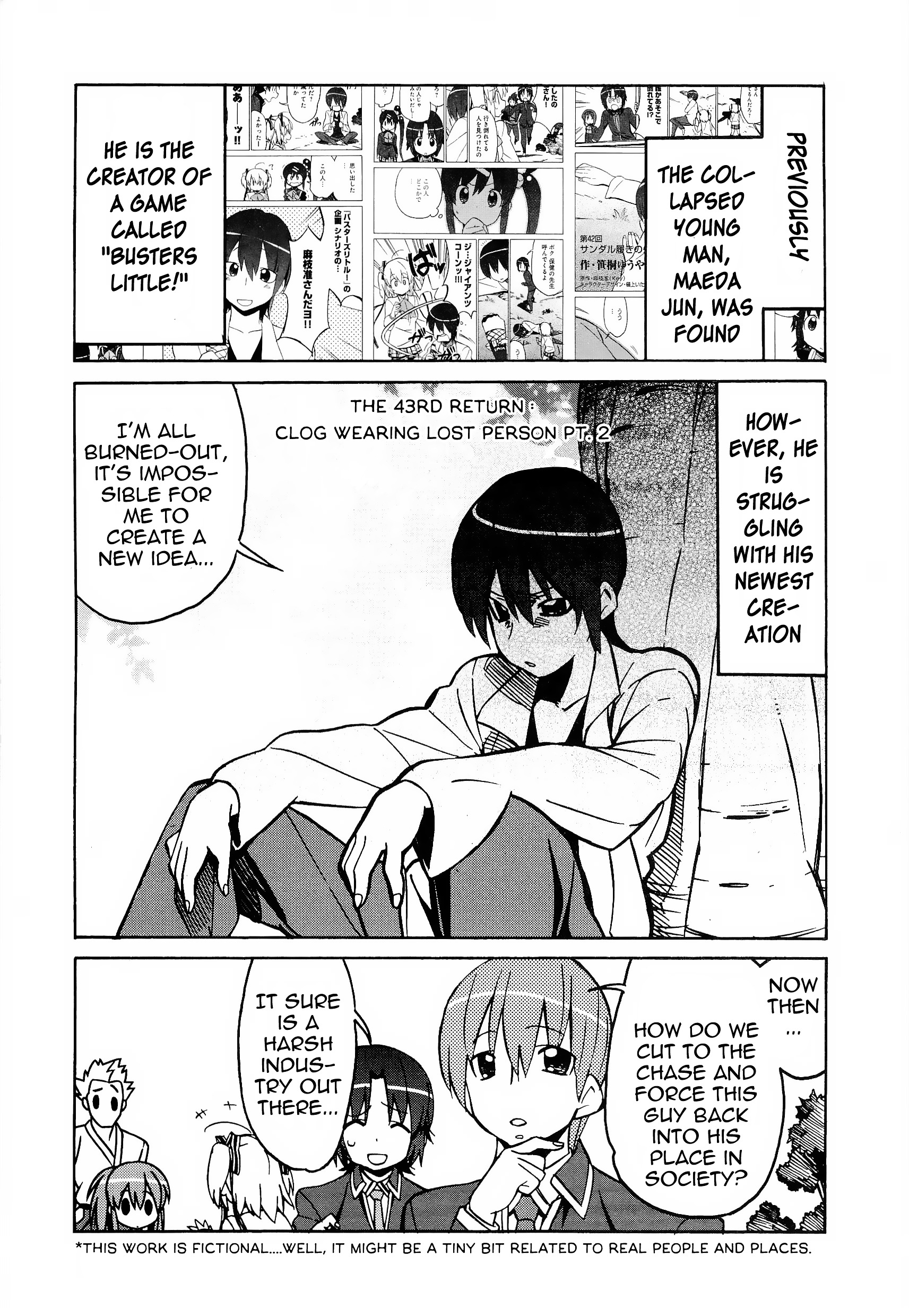 Little Busters! The 4-Koma - Chapter 43 : Clog-Wearing Lost Person Part 2