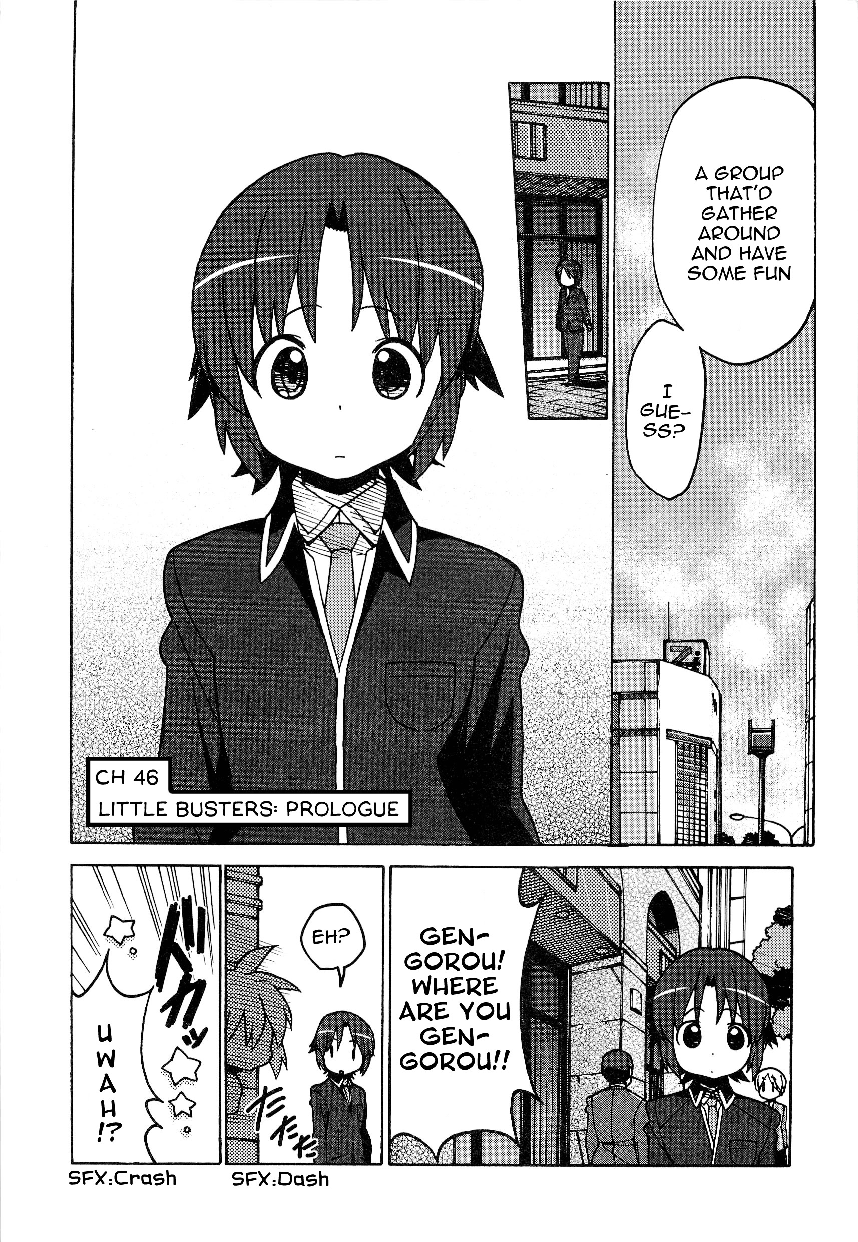 Little Busters! The 4-Koma - Chapter 46 : Little Busters : Prologue