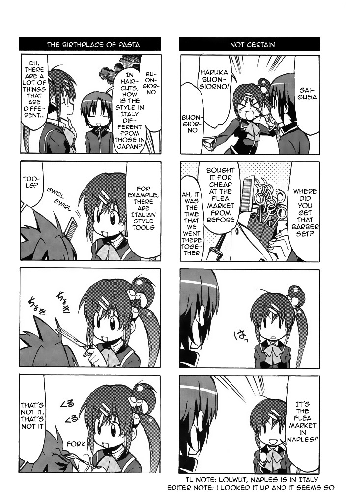 Little Busters! The 4-Koma - Chapter 38 : The Female Barber That S Radiating Charm, Haruka Buongiorno