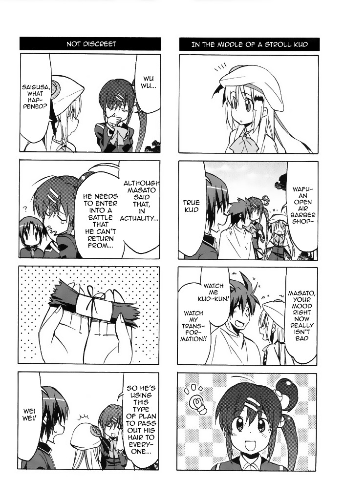 Little Busters! The 4-Koma - Chapter 38 : The Female Barber That S Radiating Charm, Haruka Buongiorno