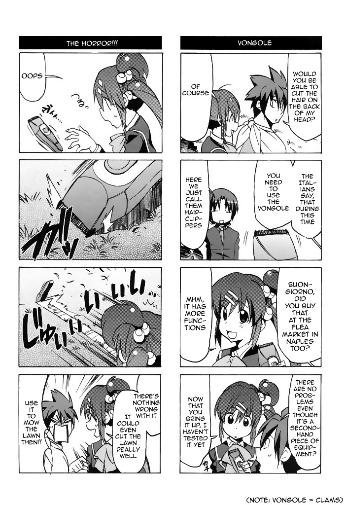 Little Busters! The 4-Koma - Chapter 38 : The Female Barber That S Radiating Charm, Haruka Buongiorno