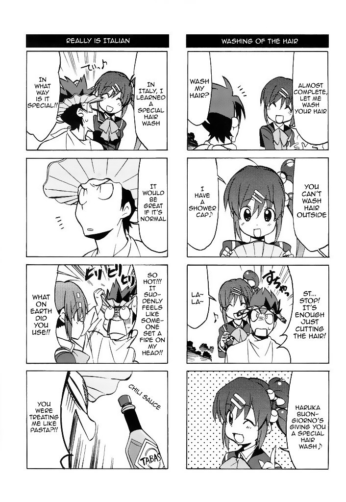 Little Busters! The 4-Koma - Chapter 38 : The Female Barber That S Radiating Charm, Haruka Buongiorno