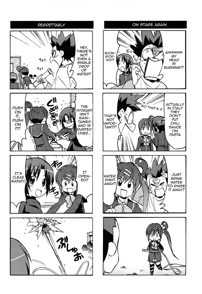 Little Busters! The 4-Koma - Chapter 38 : The Female Barber That S Radiating Charm, Haruka Buongiorno