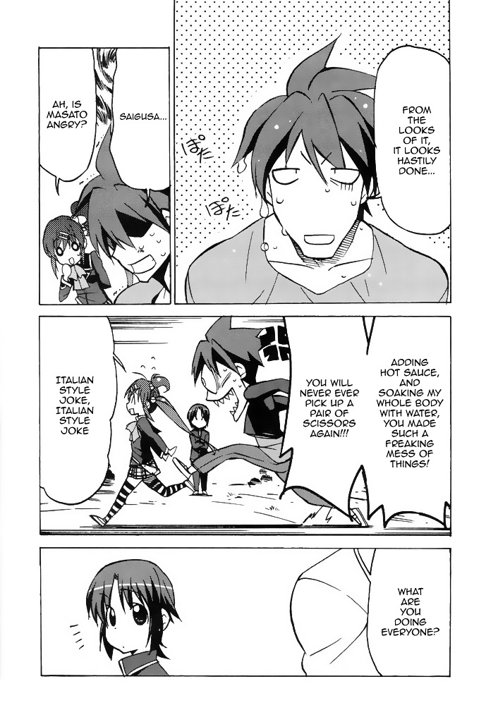 Little Busters! The 4-Koma - Chapter 38 : The Female Barber That S Radiating Charm, Haruka Buongiorno