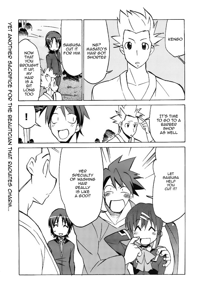 Little Busters! The 4-Koma - Chapter 38 : The Female Barber That S Radiating Charm, Haruka Buongiorno