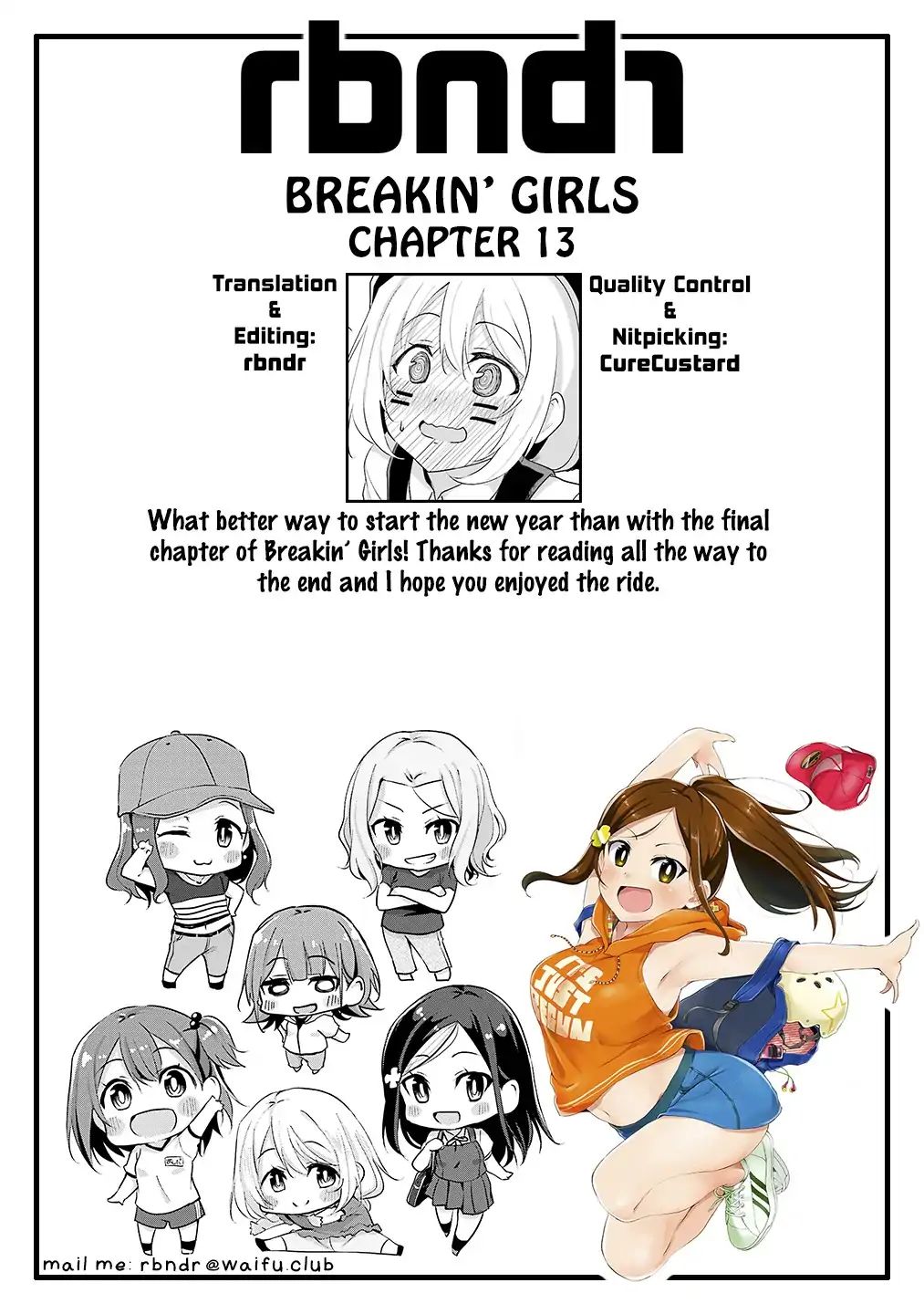 Breakin' Girls! - Vol.2 Chapter 13: A Fresh Start (+Extras) [End]