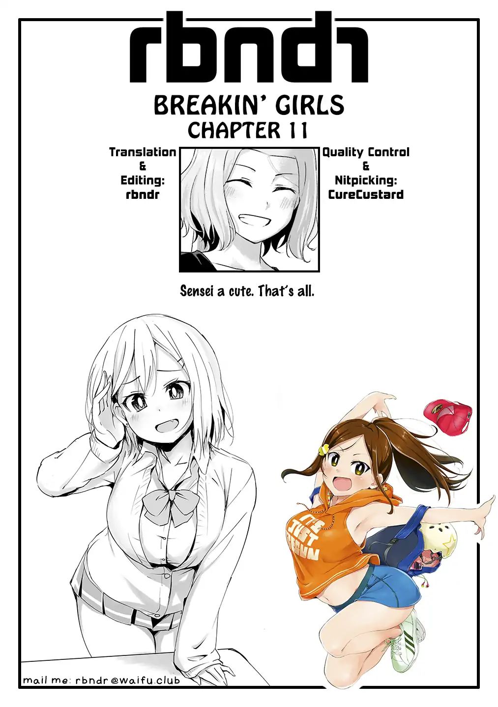 Breakin' Girls! - Vol.2 Chapter 11: The Most Important Thing