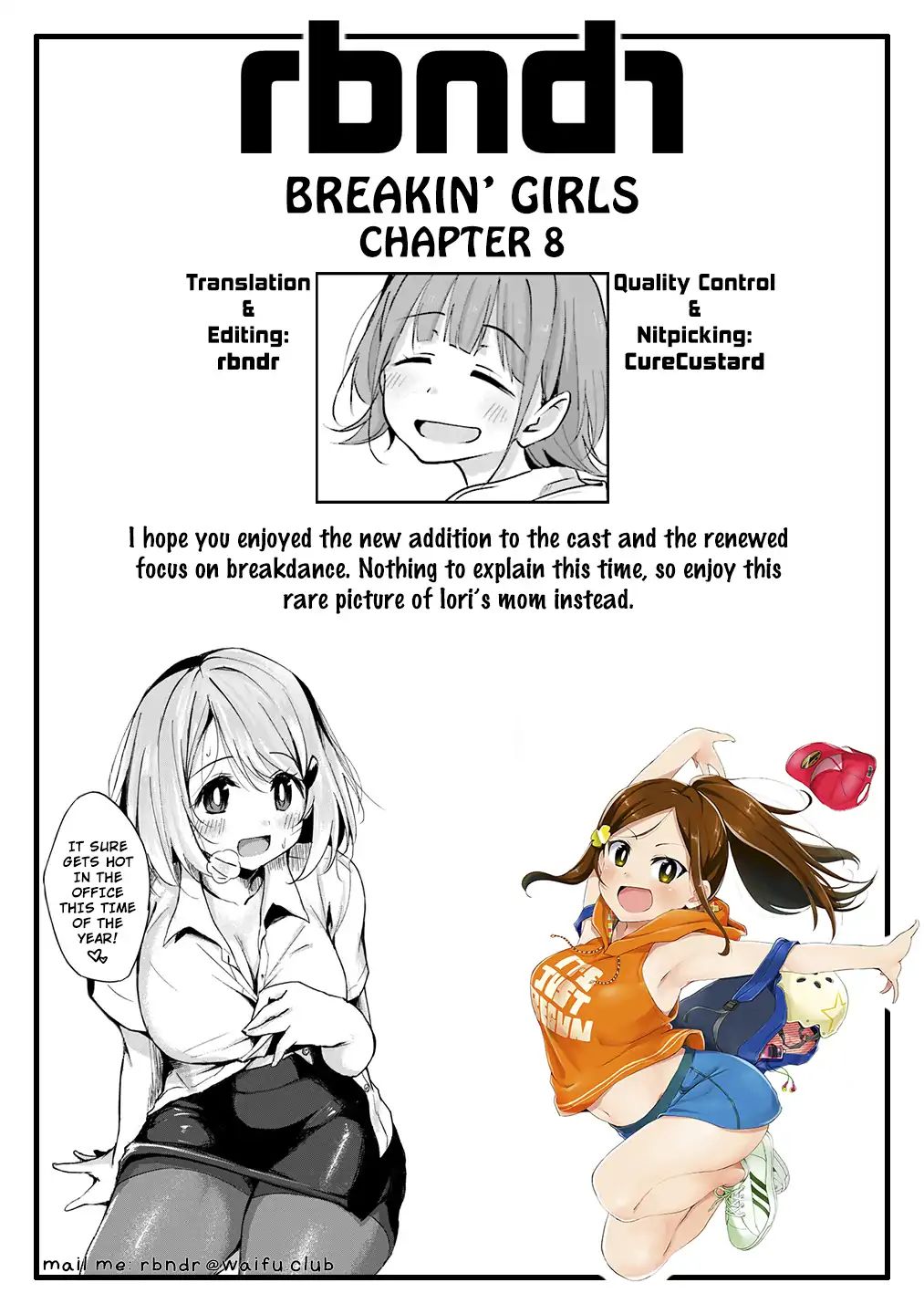 Breakin' Girls! - Vol.2 Chapter 8: Each One S Challenge