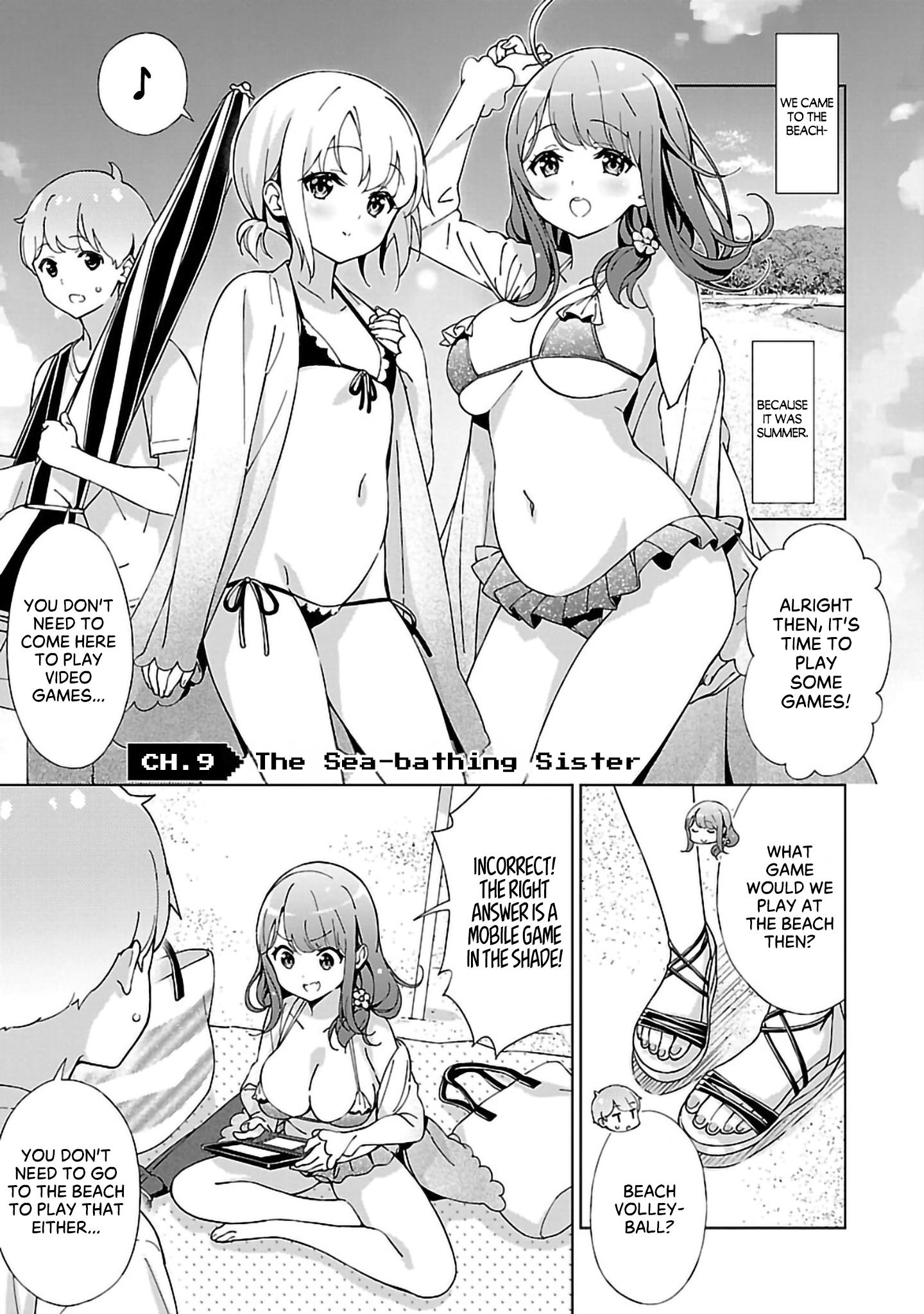 Onee-Chan Wa Game O Suruto Hito Ga Kawaru Onee-Chan - Vol.1 Chapter 10: The Sea-Bathing Sister