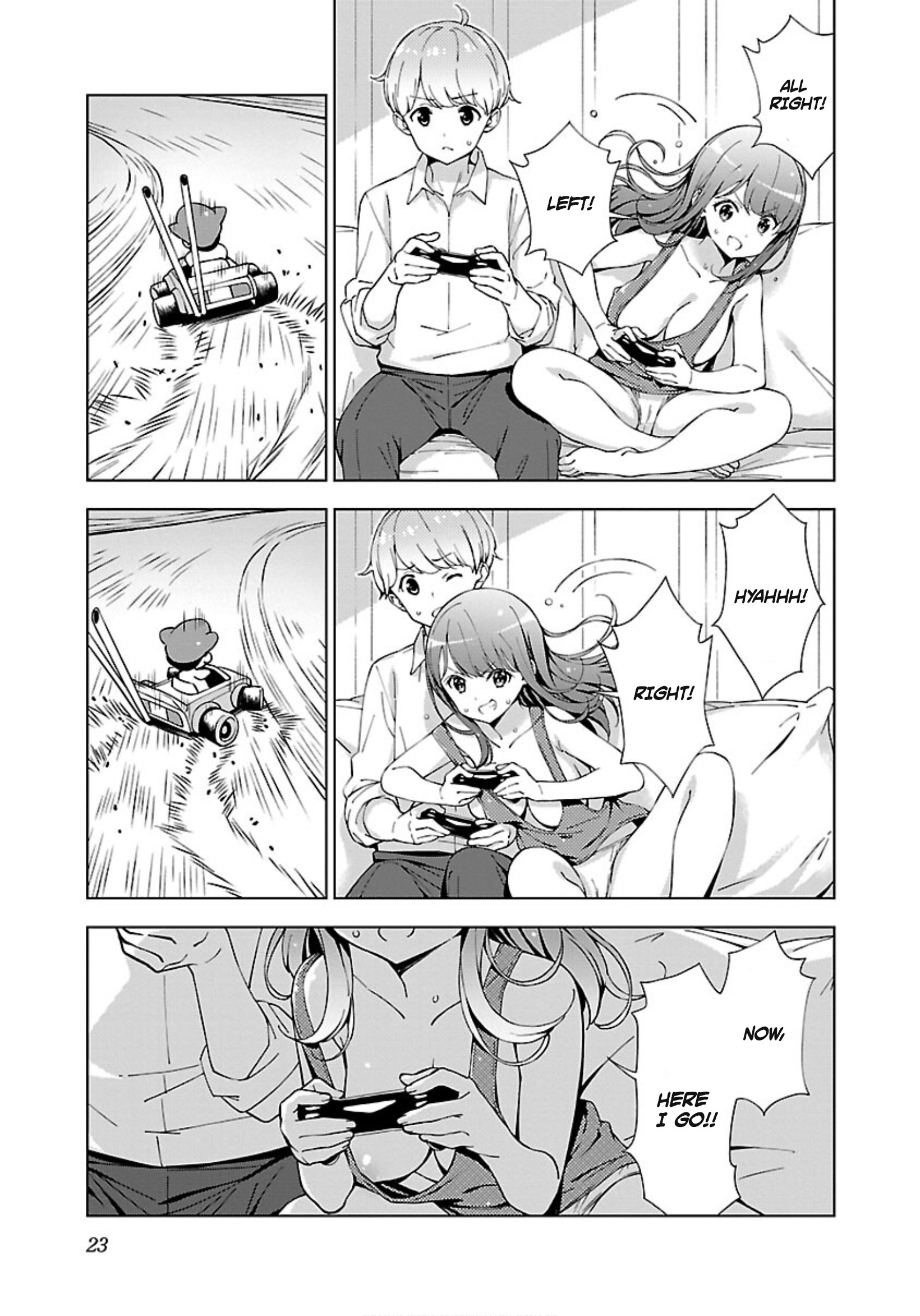 Onee-Chan Wa Game O Suruto Hito Ga Kawaru Onee-Chan - Vol.1 Chapter 2: Onechan Is An Aggressive Driver