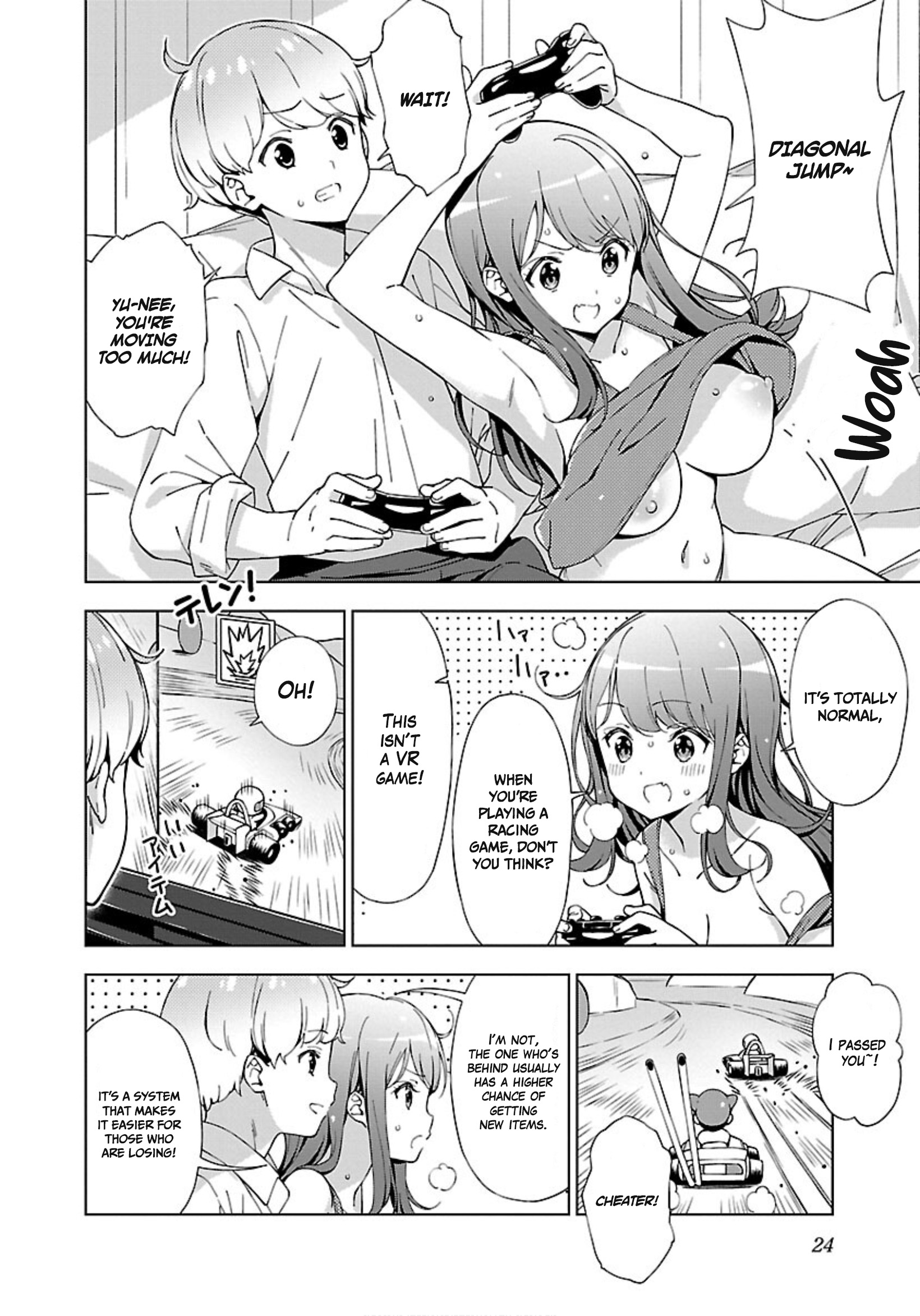 Onee-Chan Wa Game O Suruto Hito Ga Kawaru Onee-Chan - Vol.1 Chapter 2: Onechan Is An Aggressive Driver