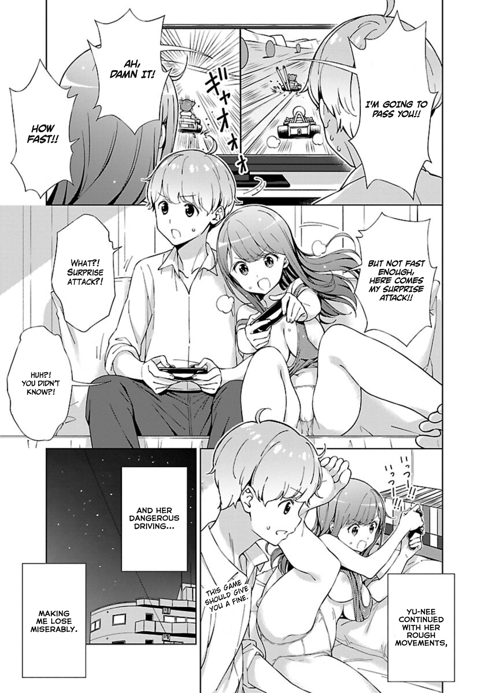 Onee-Chan Wa Game O Suruto Hito Ga Kawaru Onee-Chan - Vol.1 Chapter 2: Onechan Is An Aggressive Driver