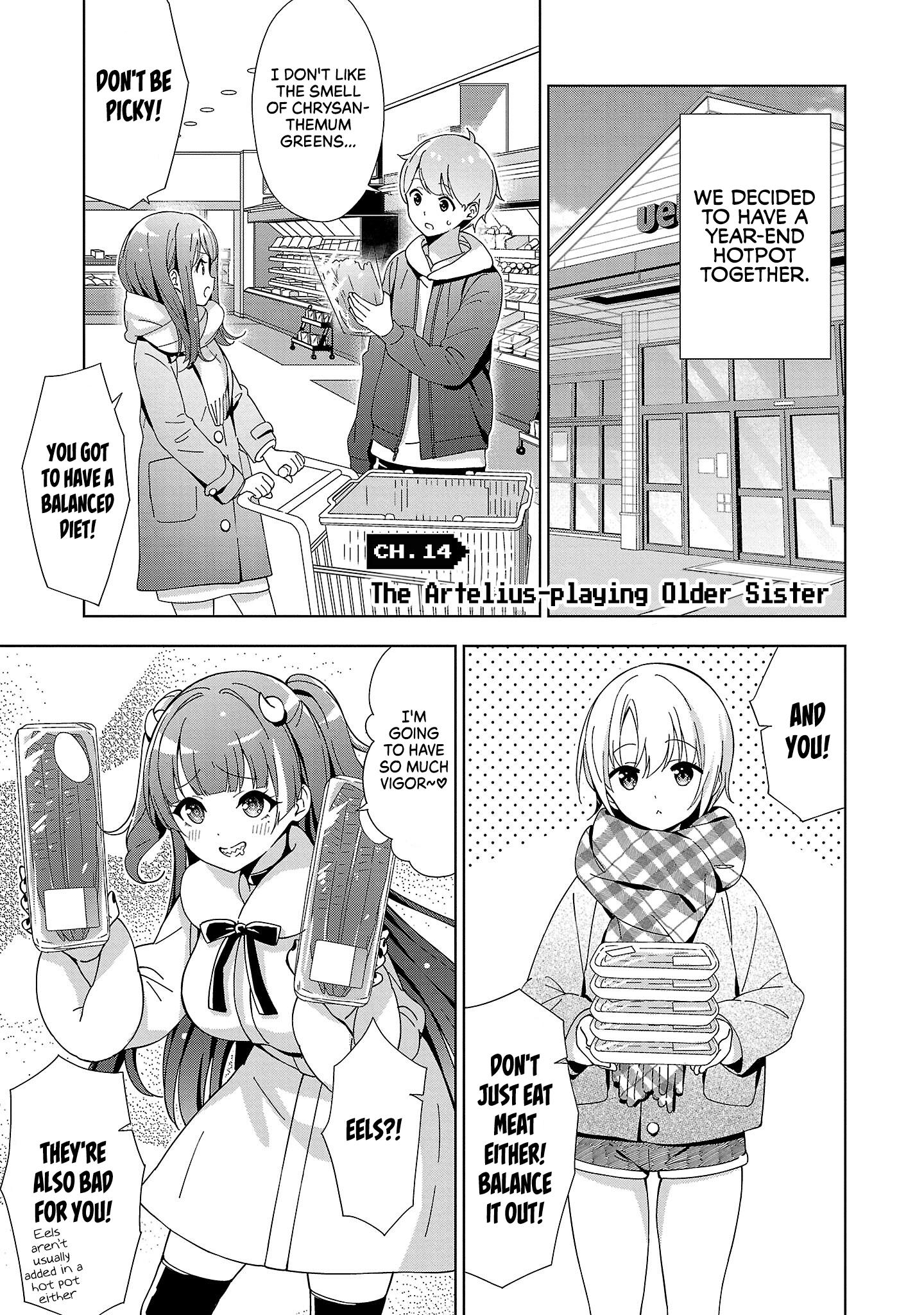 Onee-Chan Wa Game O Suruto Hito Ga Kawaru Onee-Chan - Vol.2 Chapter 14: The Artelius-Playing Older Sister