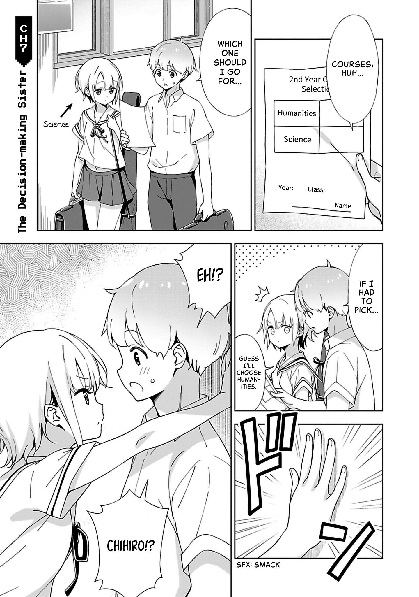 Onee-Chan Wa Game O Suruto Hito Ga Kawaru Onee-Chan - Vol.1 Chapter 7: The Decision Making Sister