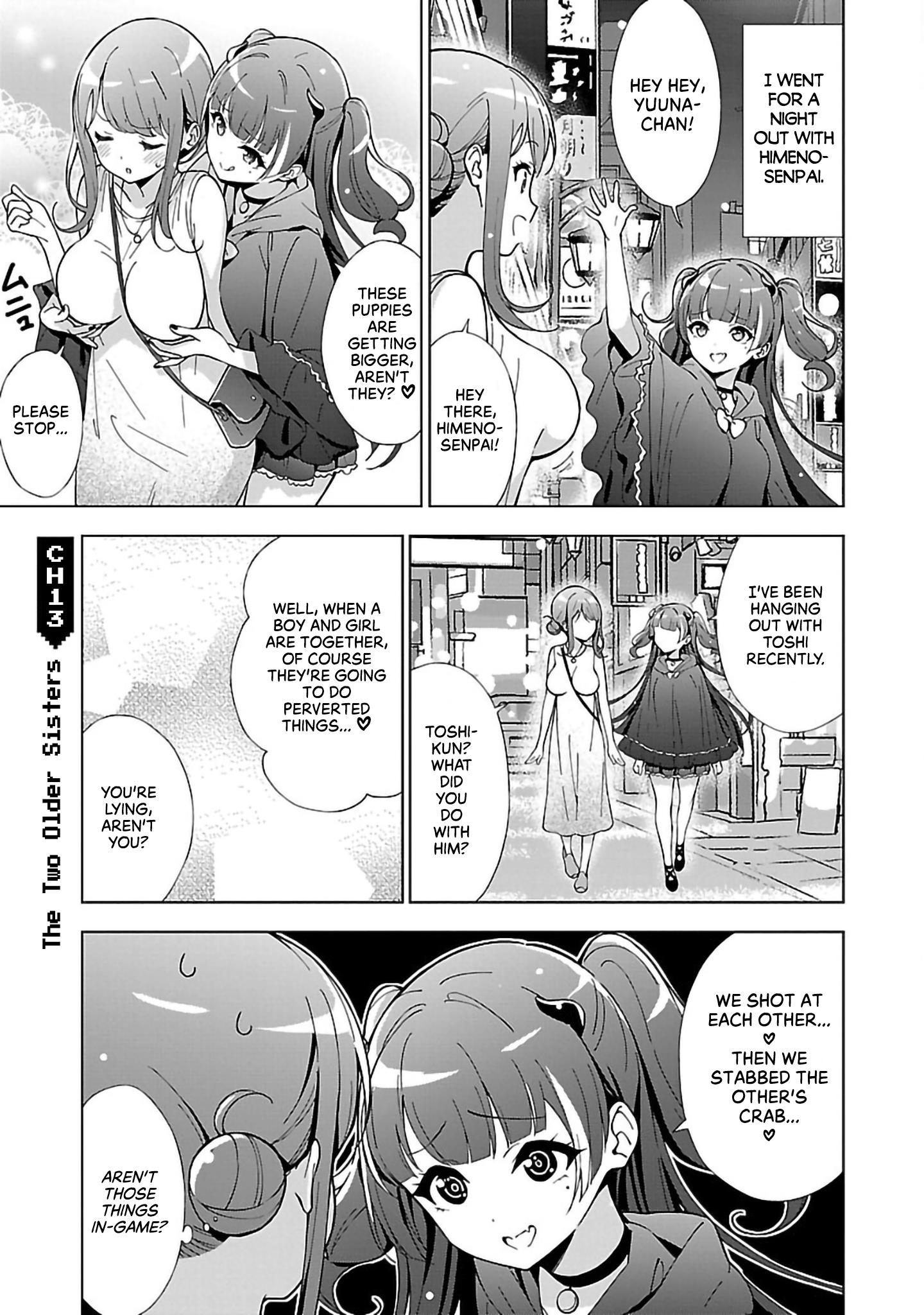 Onee-Chan Wa Game O Suruto Hito Ga Kawaru Onee-Chan - Vol.1 Chapter 13: The Two Older Sisters