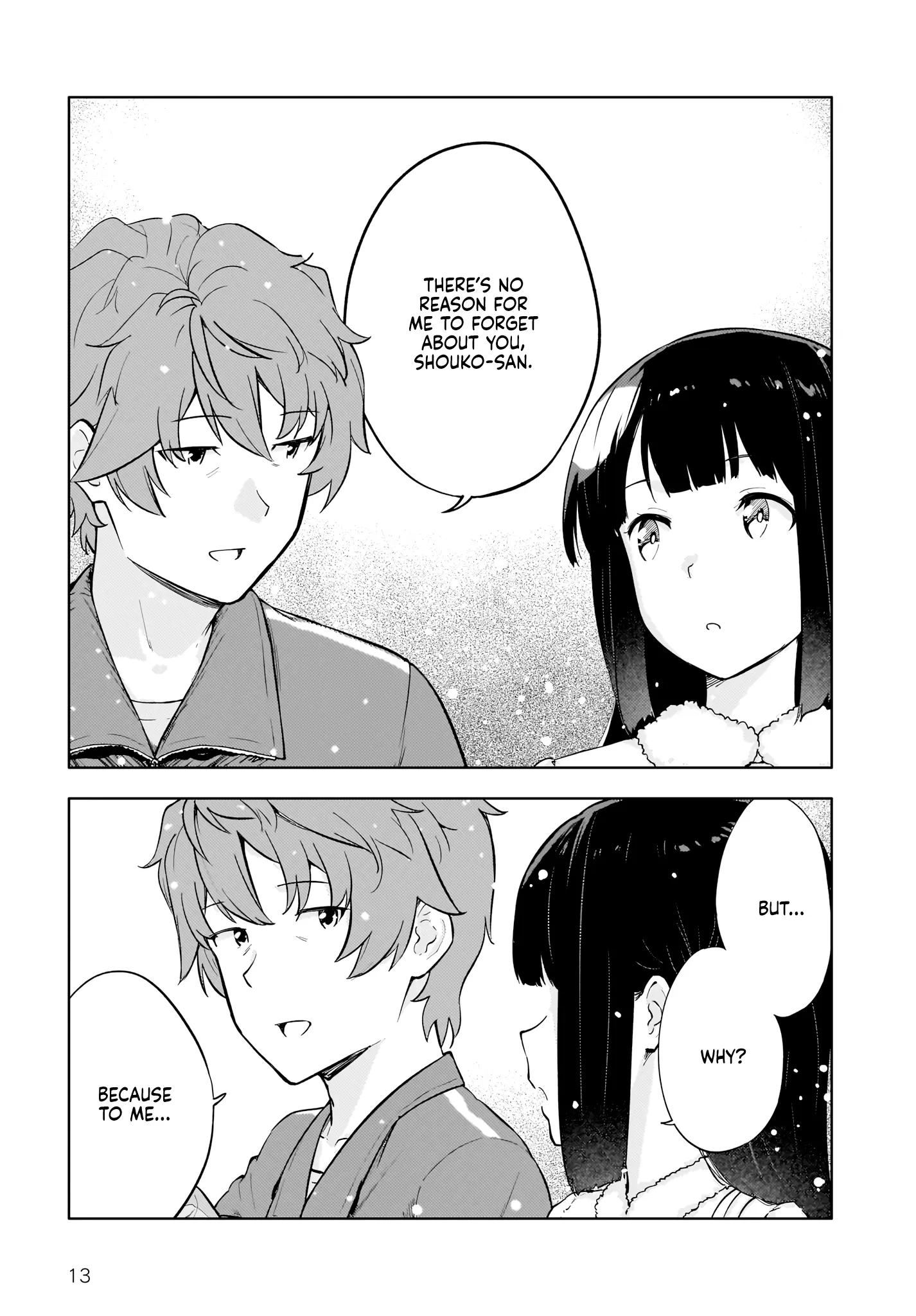 Seishun Buta Yarou Wa Yumemiru Shoujo No Yume Wo Minai - Chapter 13