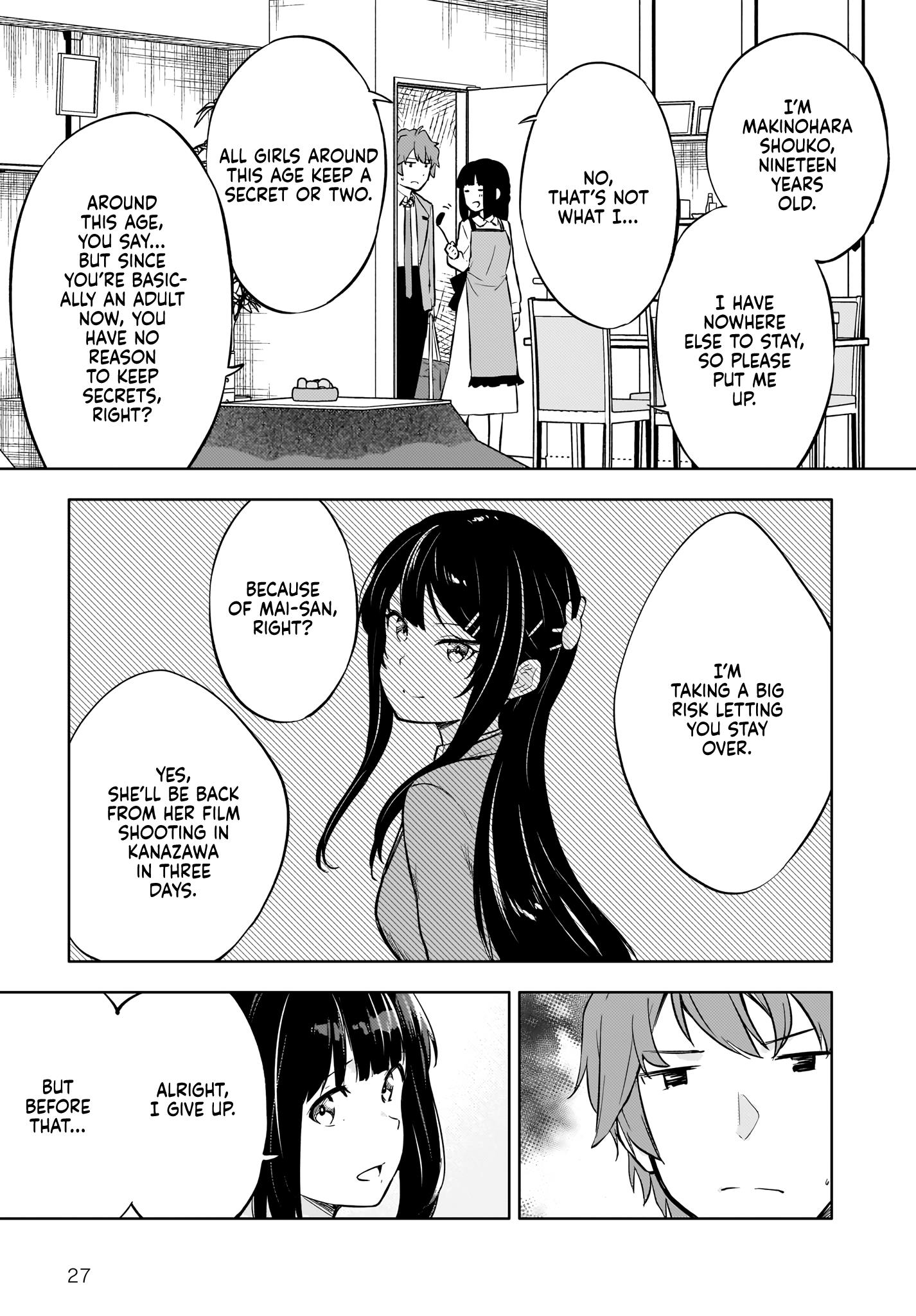 Seishun Buta Yarou Wa Yumemiru Shoujo No Yume Wo Minai - Chapter 7