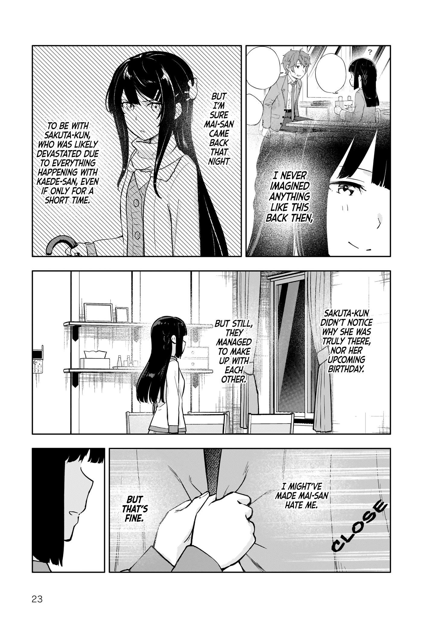 Seishun Buta Yarou Wa Yumemiru Shoujo No Yume Wo Minai - Chapter 8