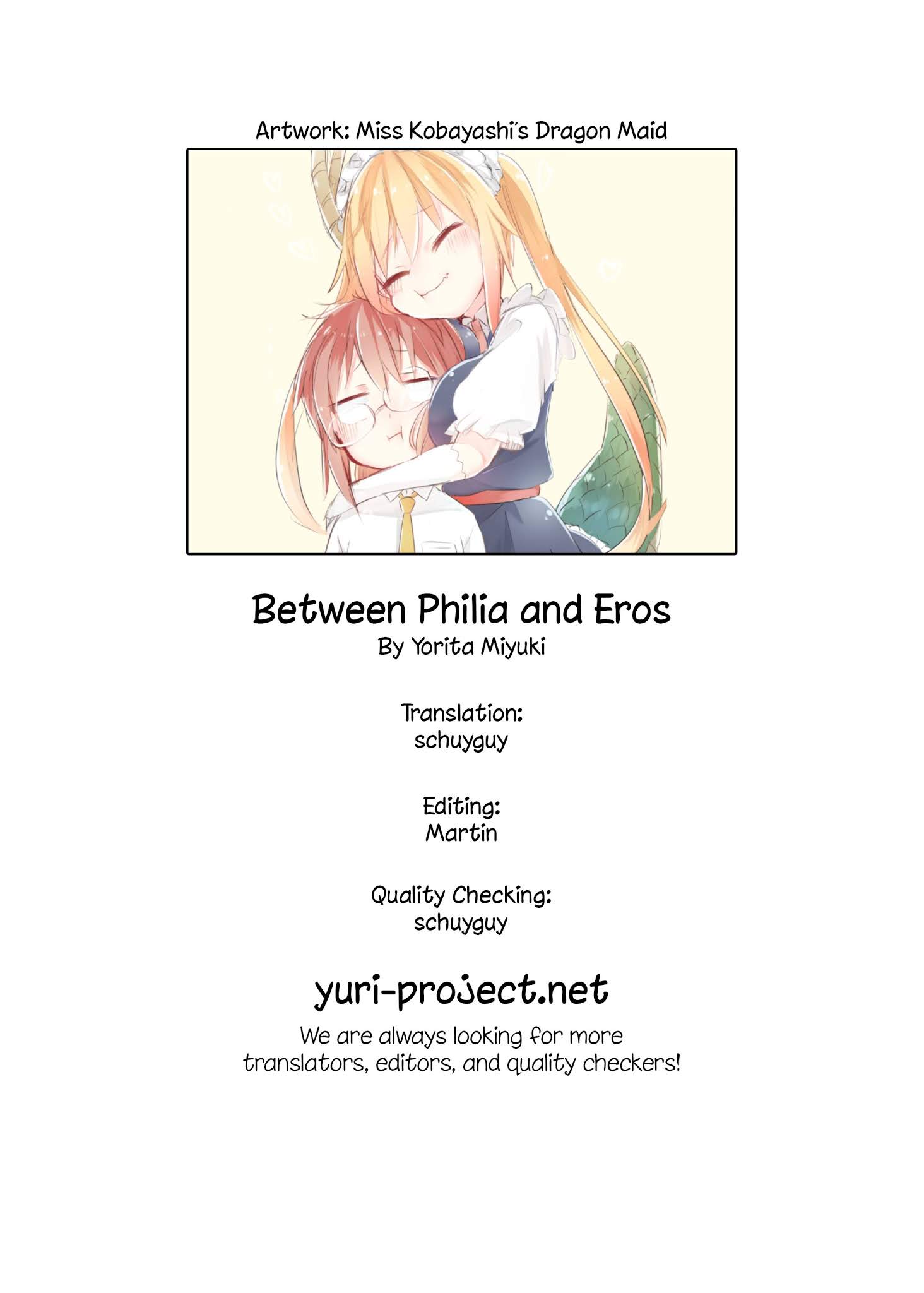 Between Philia And Eros - Chapter 13