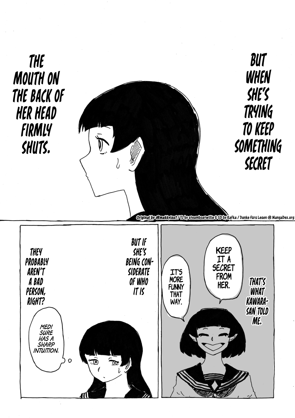 Medusa And Futakuchi-Chan - Vol.1 Chapter 12: The Mouth Is Honest