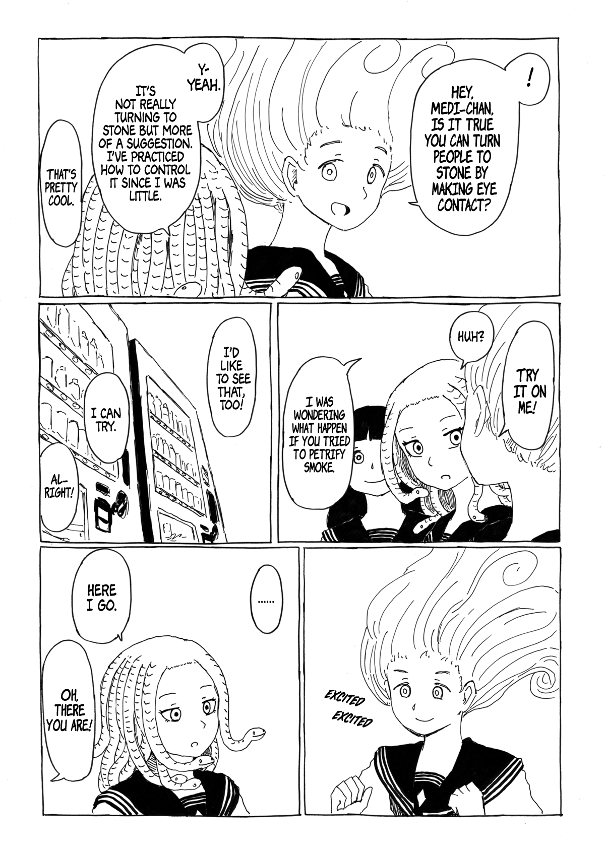 Medusa And Futakuchi-Chan - Vol.1 Chapter 7: Endou-San Is An Enraenra