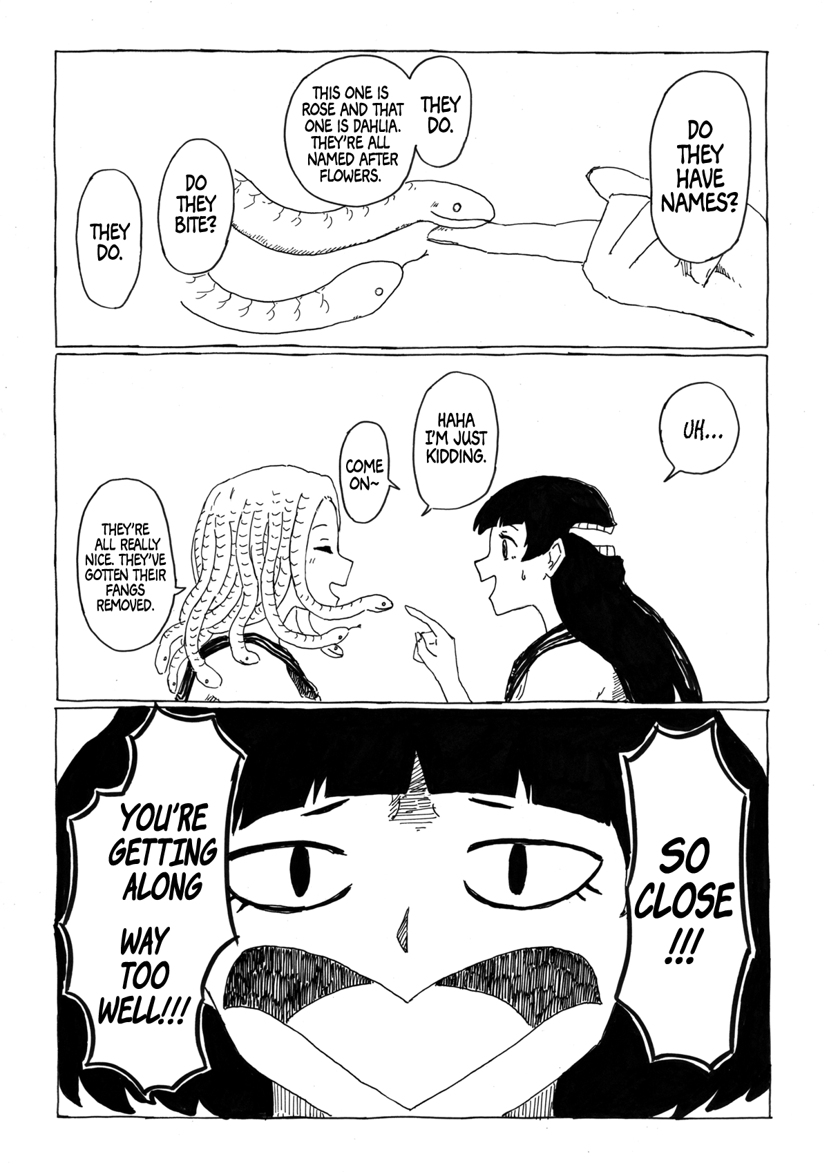 Medusa And Futakuchi-Chan - Vol.1 Chapter 6: Sense Of Distance