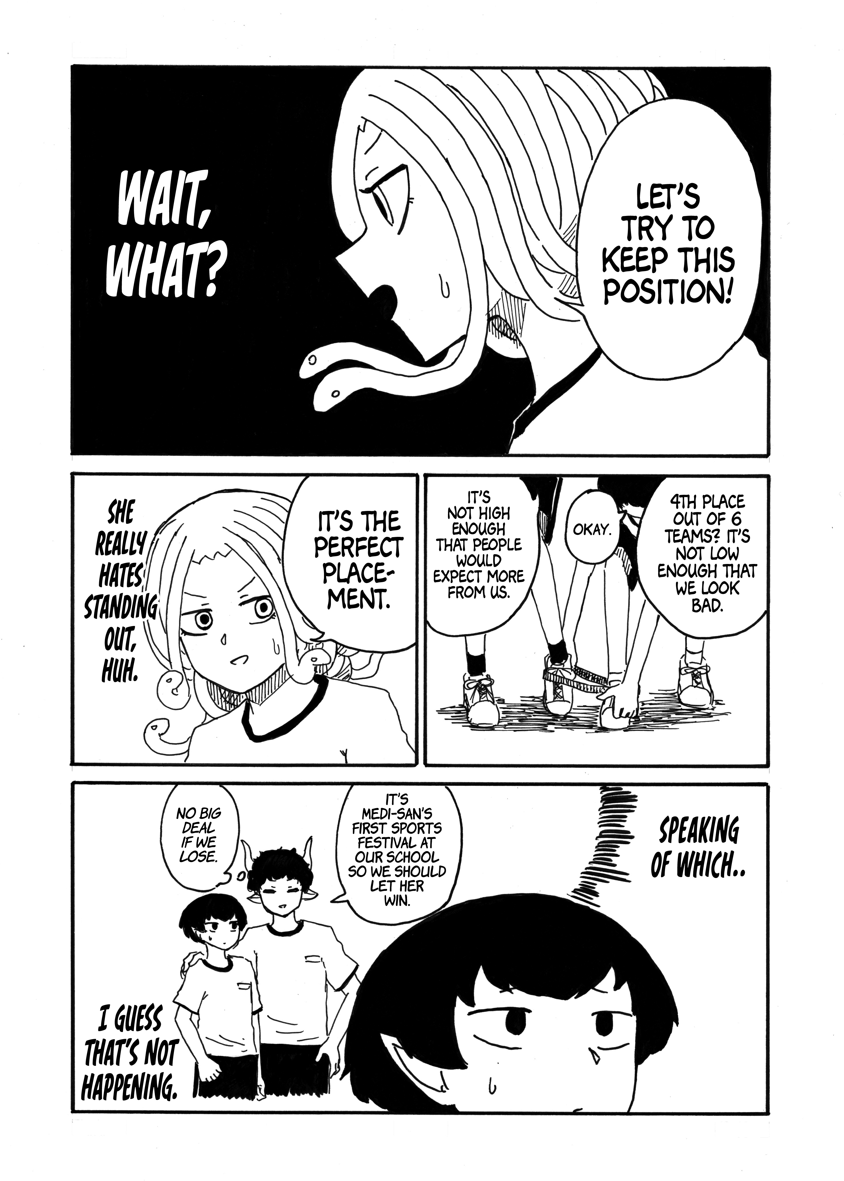 Medusa And Futakuchi-Chan - Vol.3 Chapter 55: Three Legged Race