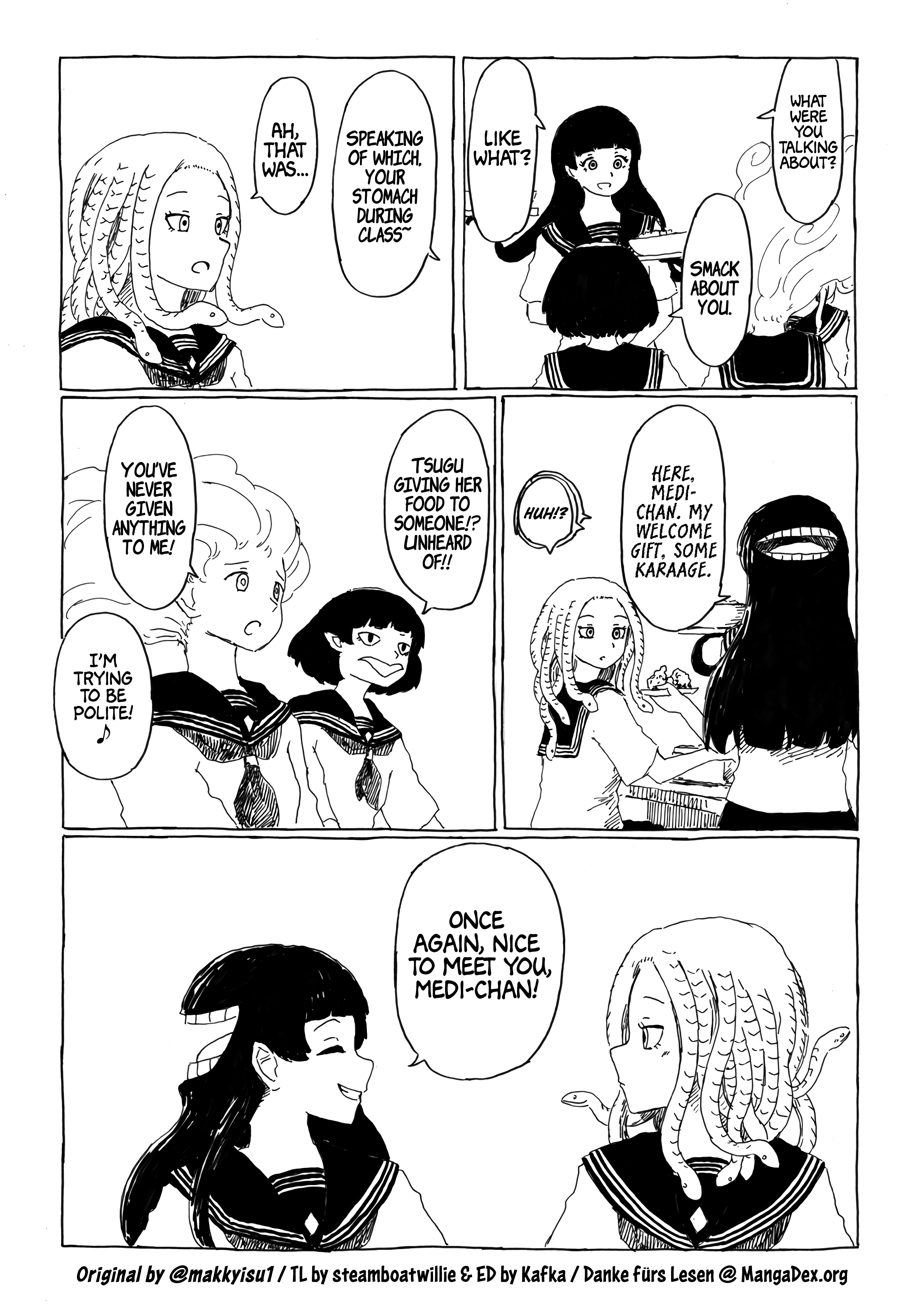 Medusa And Futakuchi-Chan - Vol.1 Chapter 3: Lunch Break