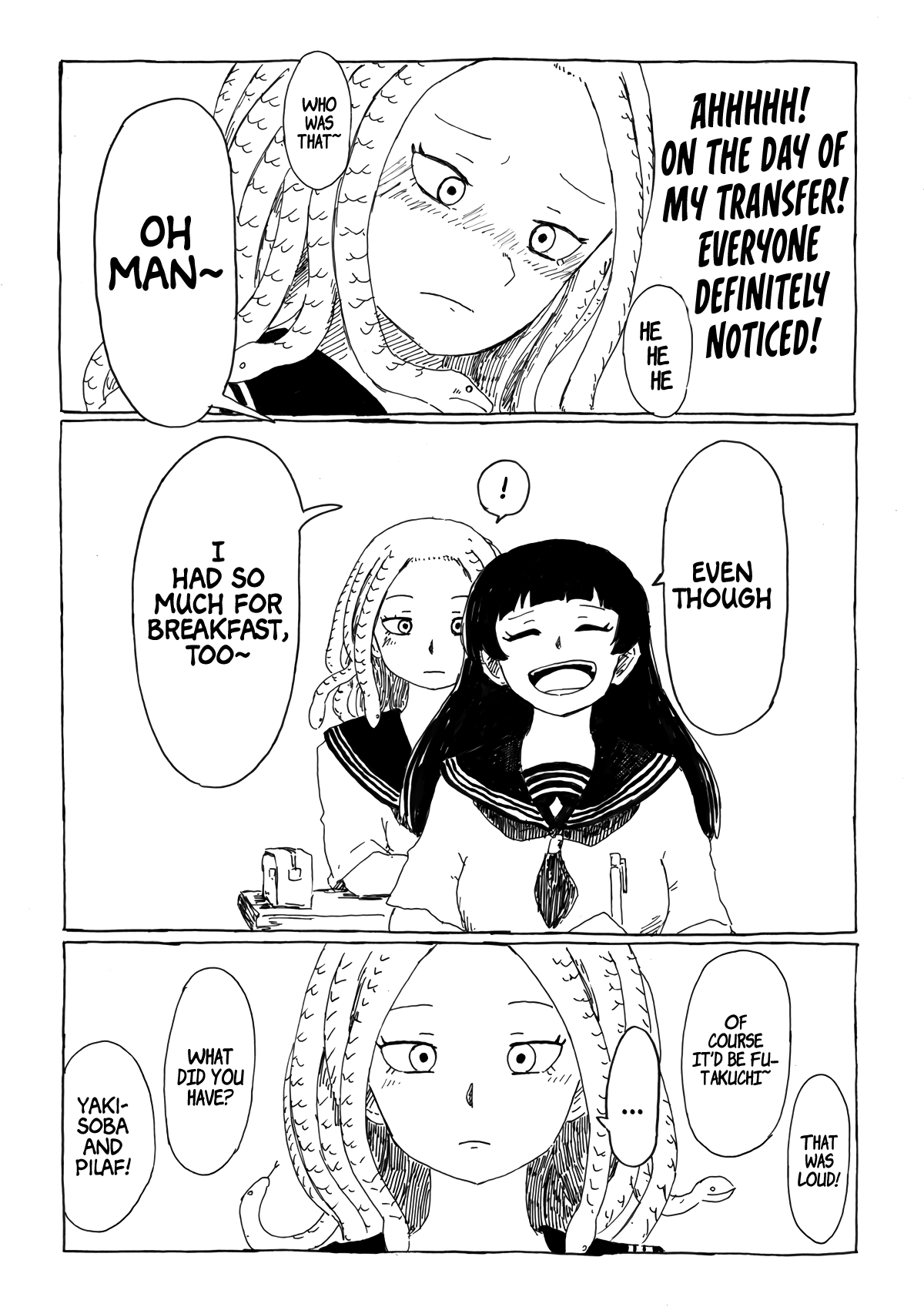 Medusa And Futakuchi-Chan - Vol.1 Chapter 2: In Class