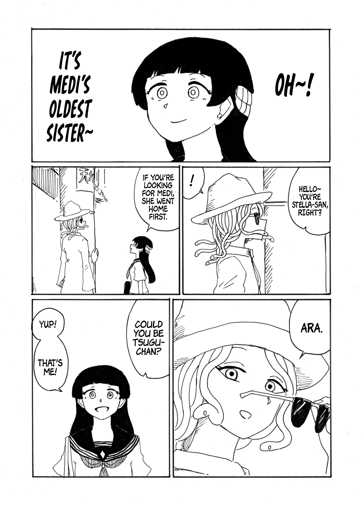 Medusa And Futakuchi-Chan - Vol.2 Chapter 42: Older And Taller