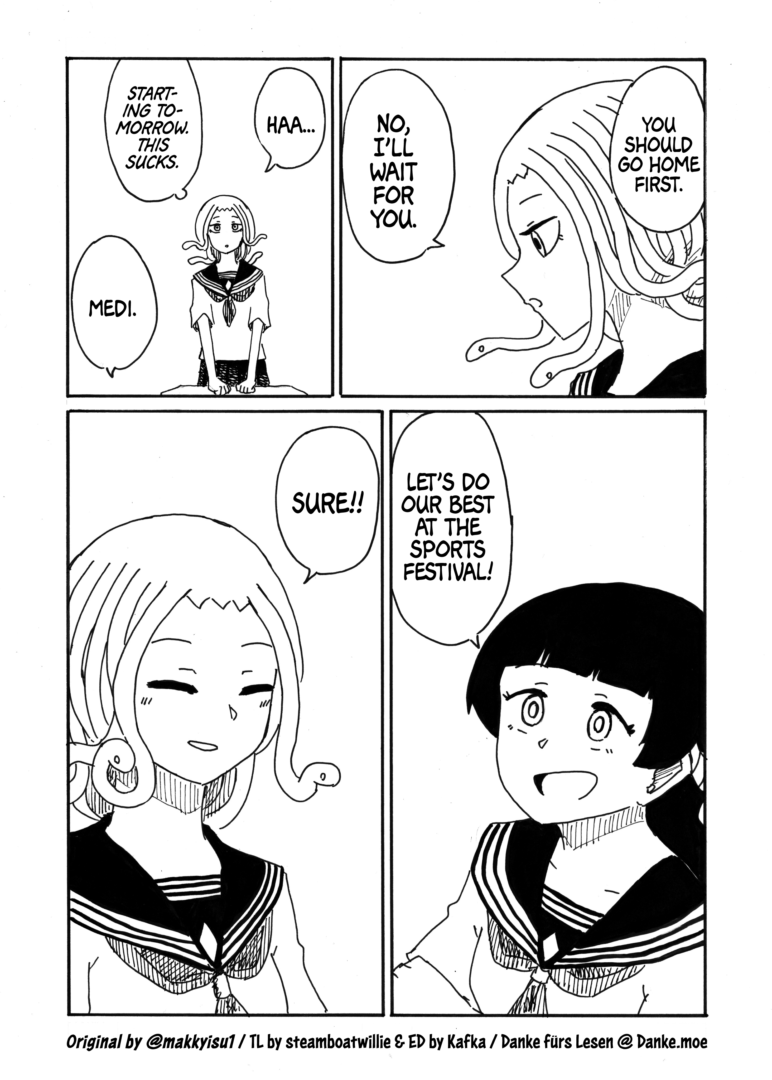 Medusa And Futakuchi-Chan - Vol.3 Chapter 51: Sports Festival