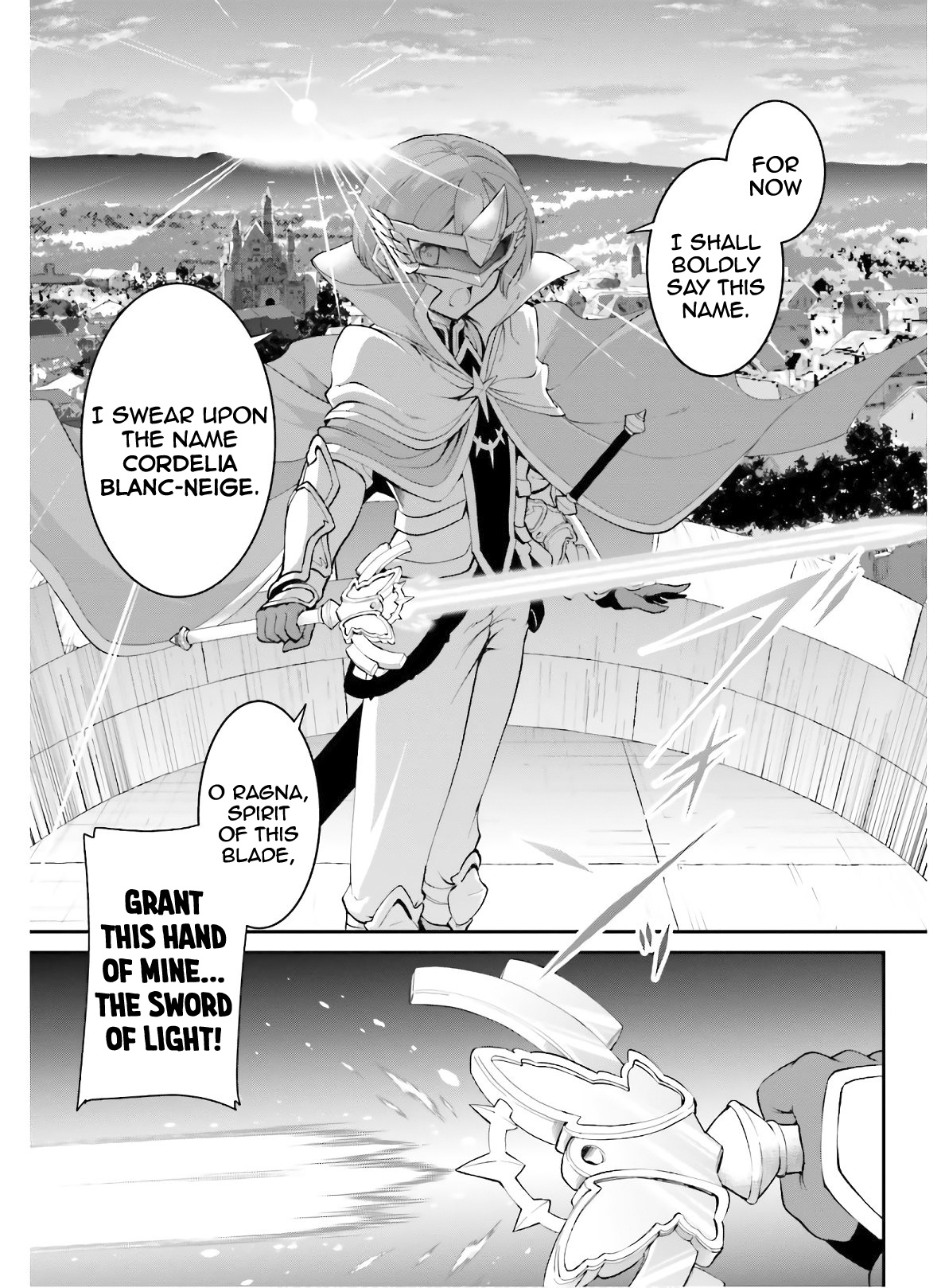 Maou Toubatsu Shita Ato, Medachitakunai Node Guild Master Ni Natta - Vol.3 Chapter 17: The Shining Light Sword