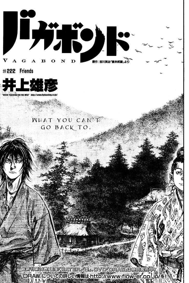 Vagabond - Vol.25 Chapter 222 : Friends