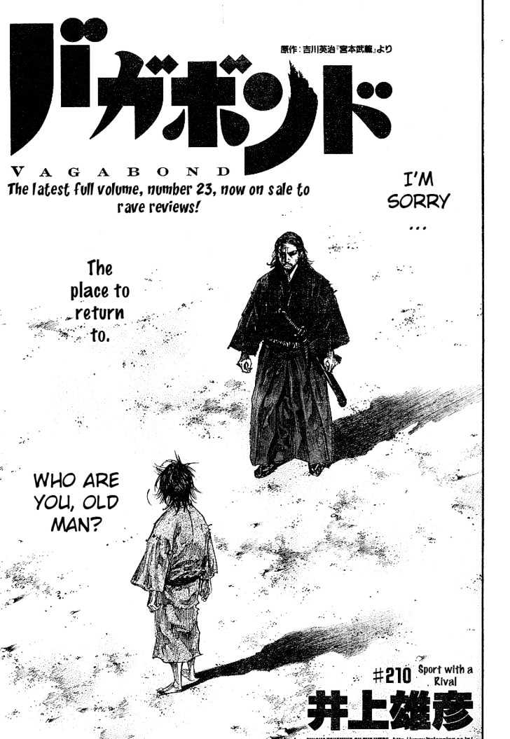 Vagabond - Vol.24 Chapter 210 : Rivals At Play