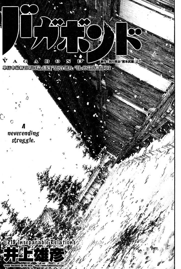 Vagabond - Vol.25 Chapter 219 : Unbreakable Bonds