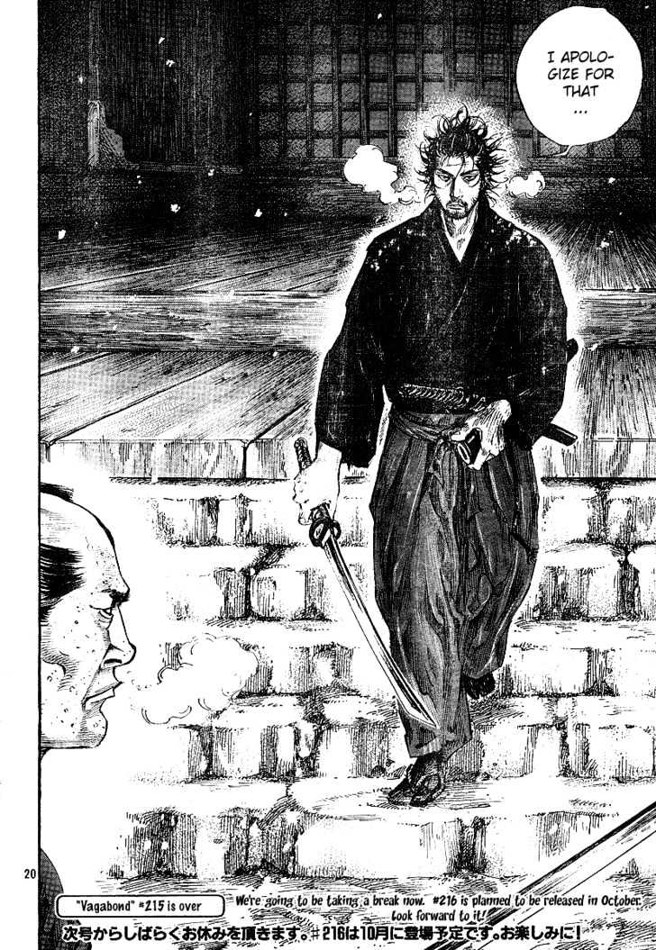 Vagabond - Vol.24 Chapter 215 : It's Already Begun