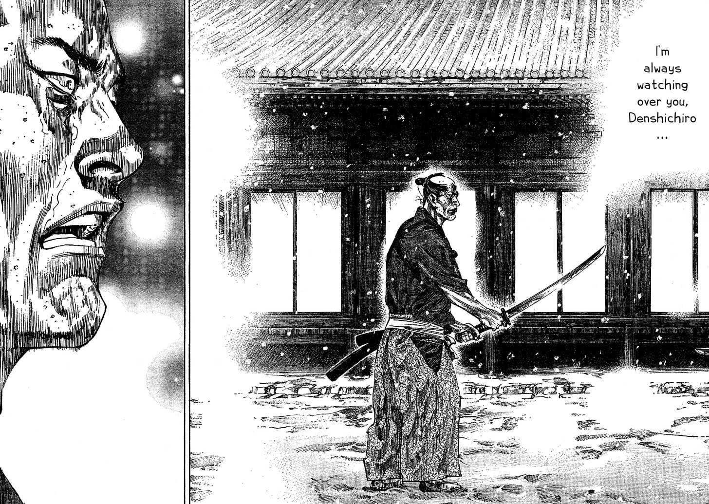 Vagabond - Vol.25 Chapter 217 : Denshichiro Advances