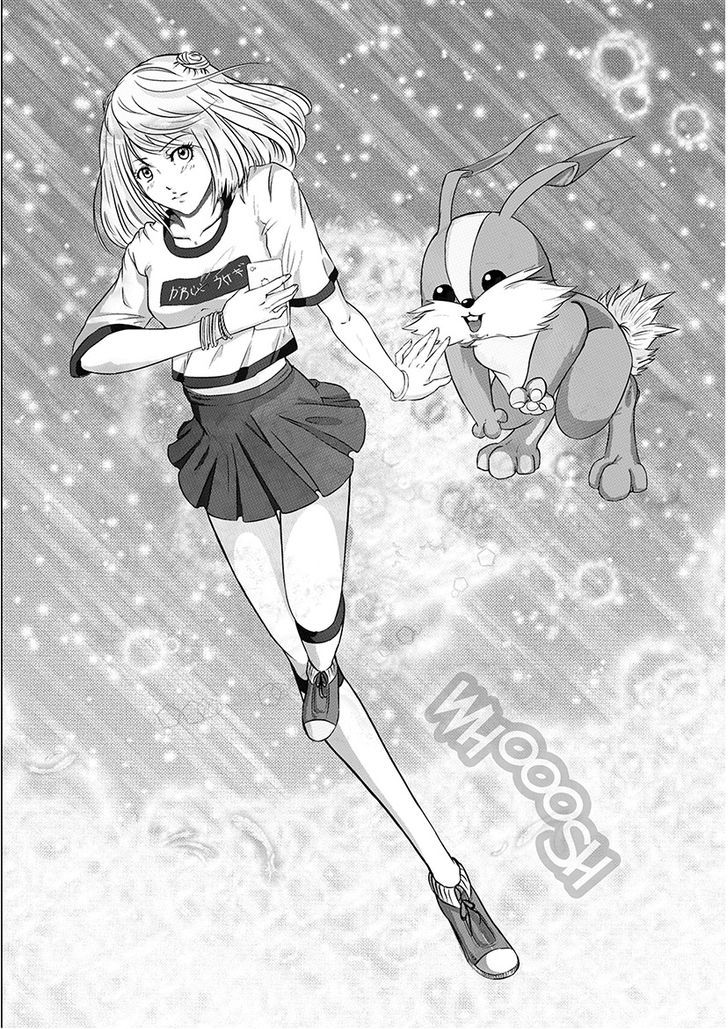 Digimon: Data Hunters - Vol.1 Chapter 1 : Awakening Of Chirubi, Helpf Of Akari And Bunnymon