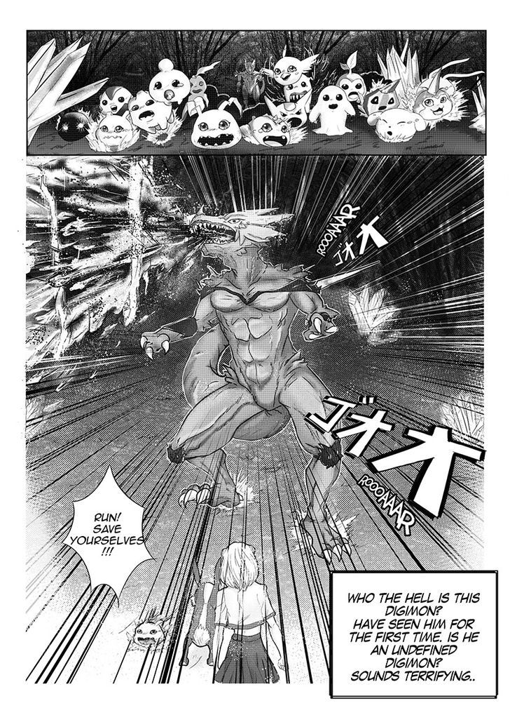 Digimon: Data Hunters - Vol.1 Chapter 1 : Awakening Of Chirubi, Helpf Of Akari And Bunnymon