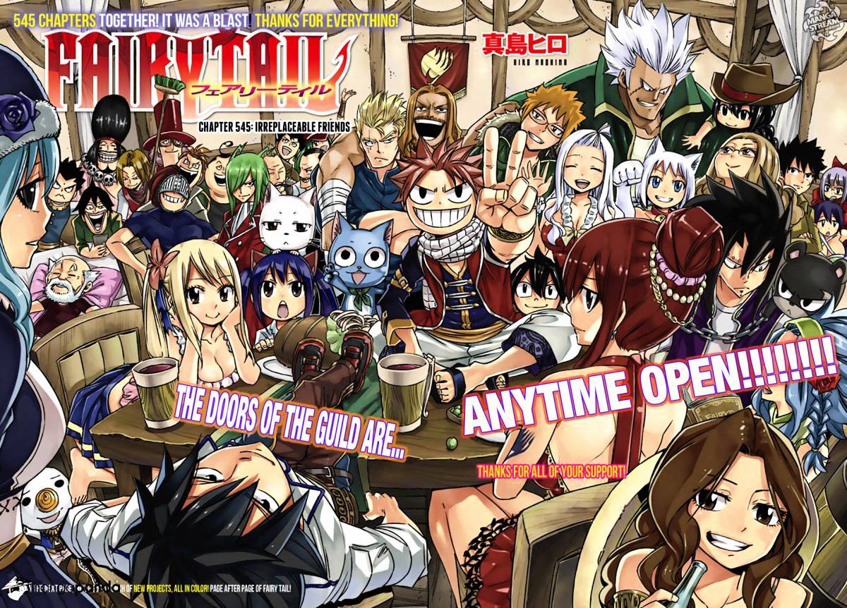 Fairy Tail - Chapter 545 : End - Irreplaceable Friends