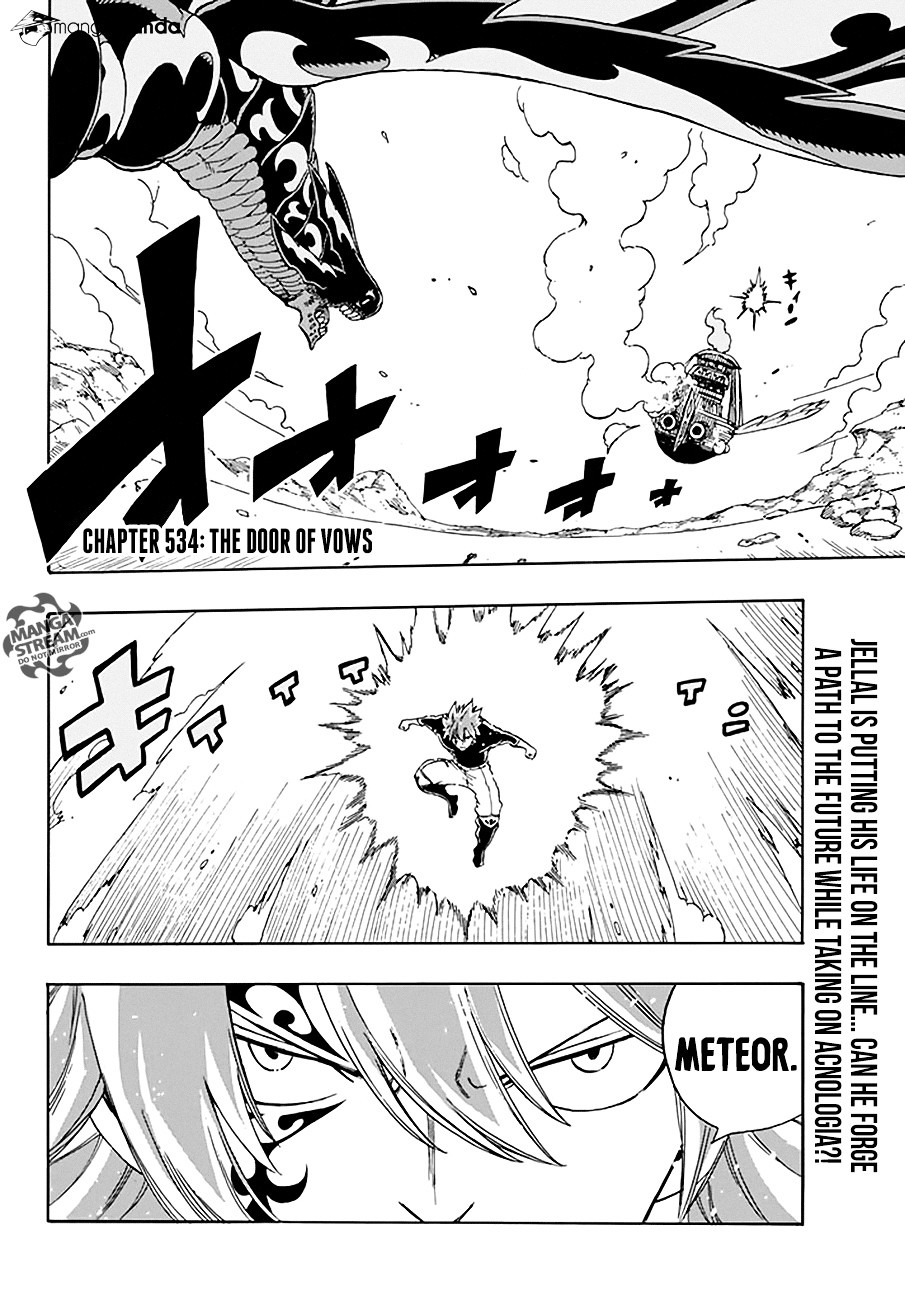 Fairy Tail - Chapter 534 : The Door Of Vows