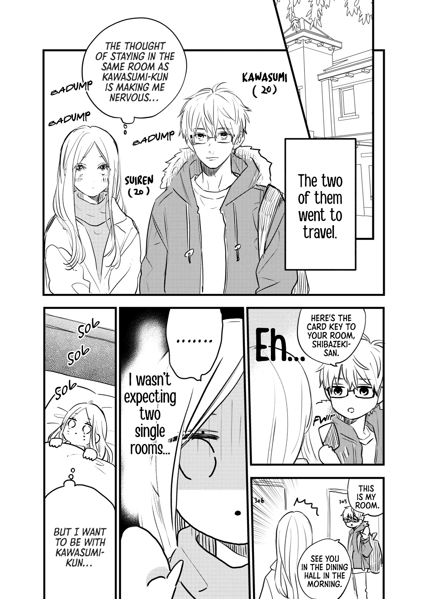 Hibi Chouchou - Chapter 76.4: Twitter Extra - The Silent Couple's Sleepover (1)