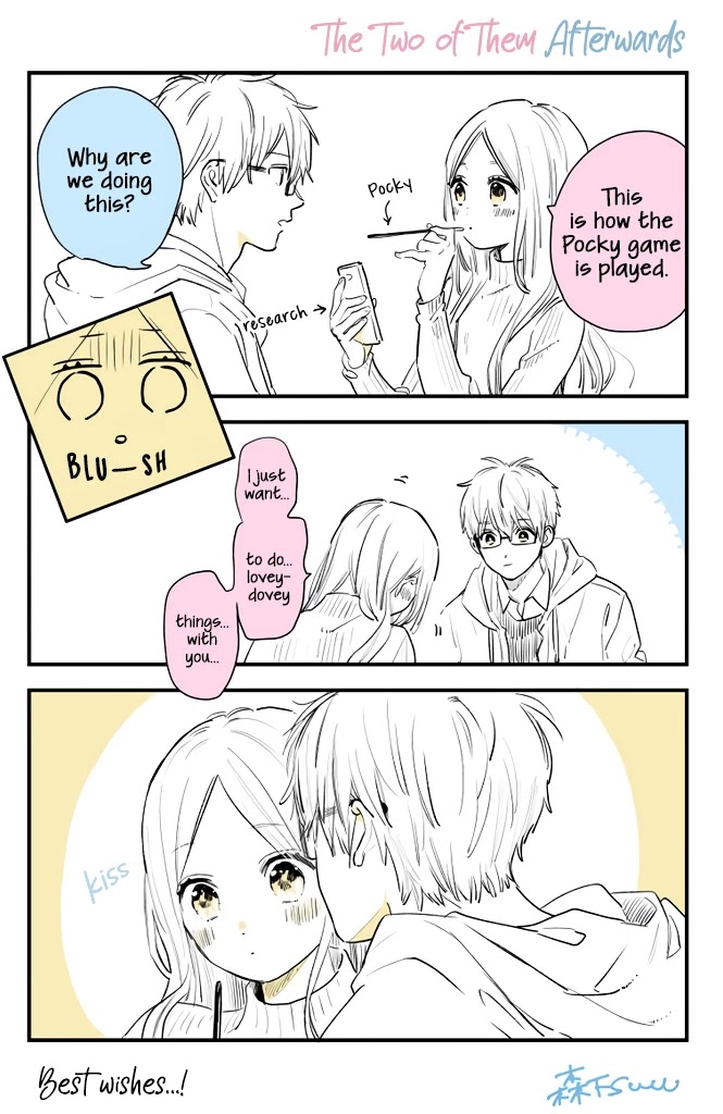 Hibi Chouchou - Chapter 76.3: Twitter Extra - Pocky & Pretz Day