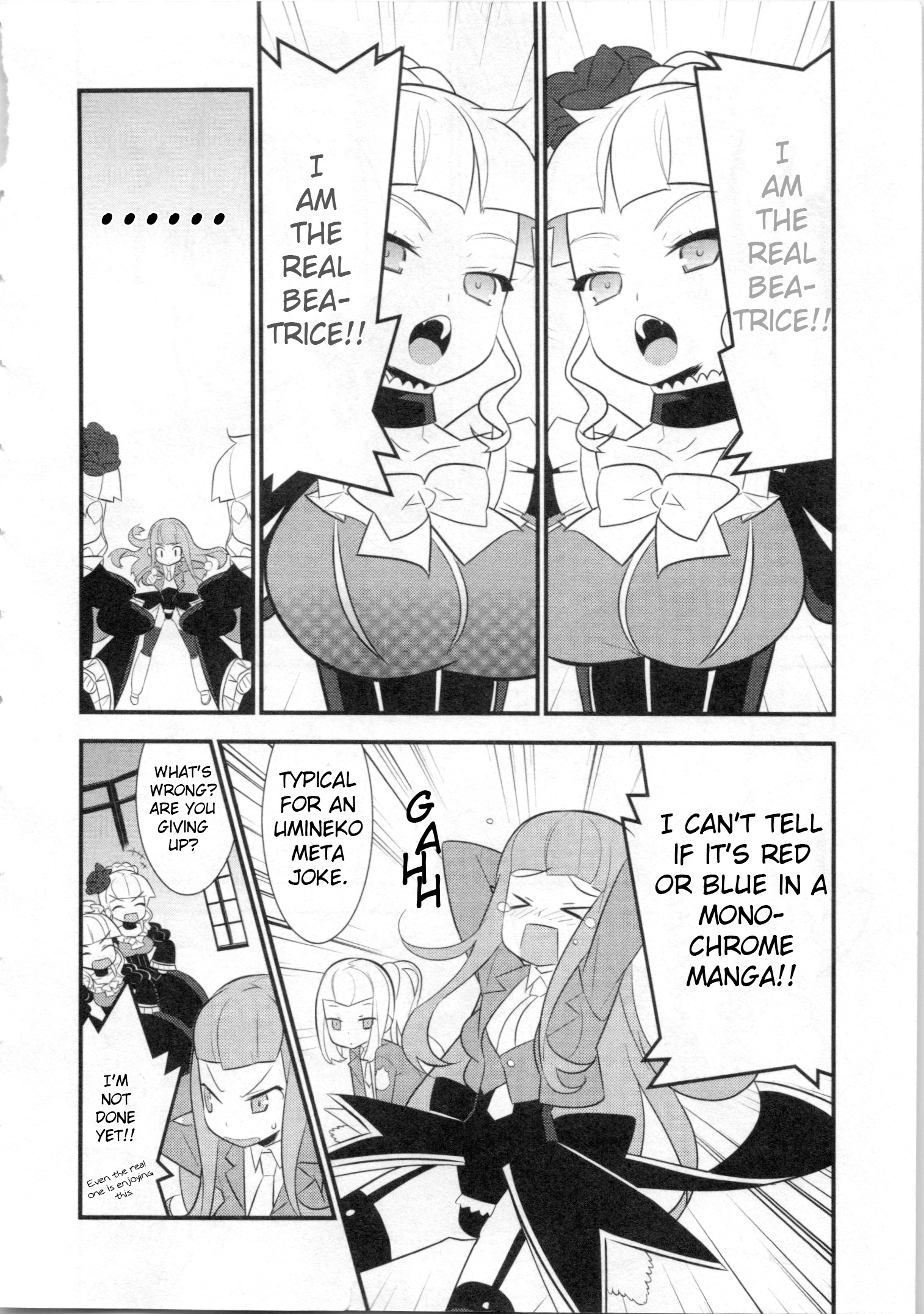 Umineko When They Cry Episode Collection - Vol.1 Chapter 4: Magical Girl Battler-Kun