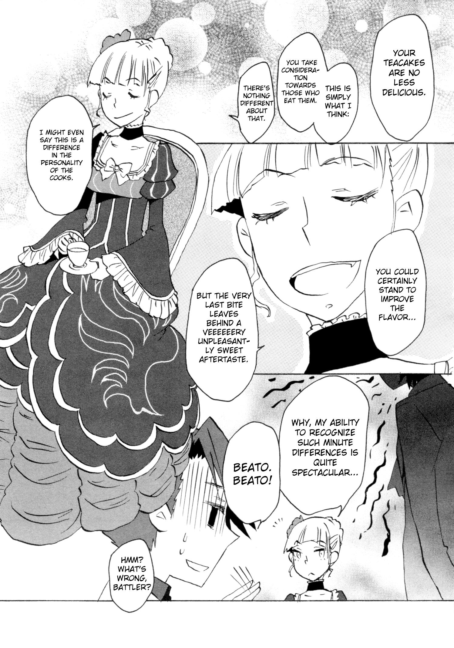 Umineko When They Cry Episode Collection - Vol.1 Chapter 11: Until The Intermission Teacakes Burn (By Sumino Hirune)